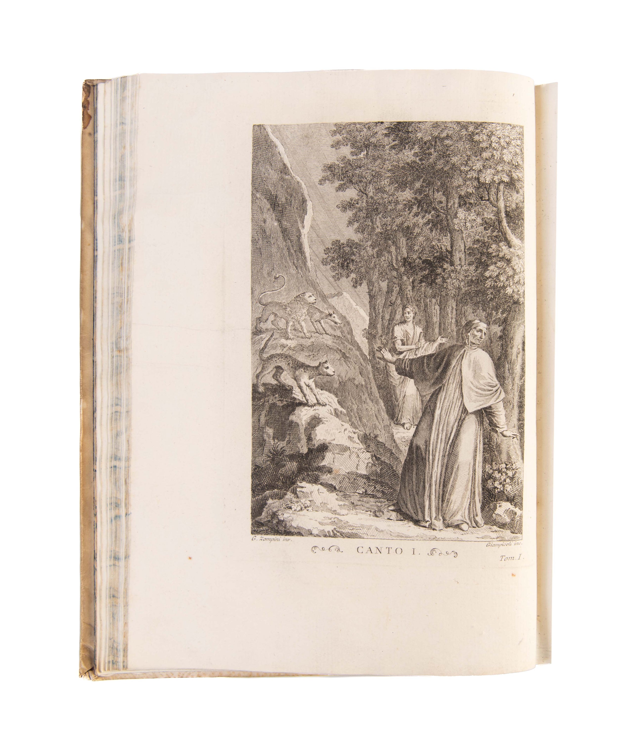 [Opere]. La Divina Commedia di Dante Alighieri con varie annotazioni e copiosi rami adornata.
