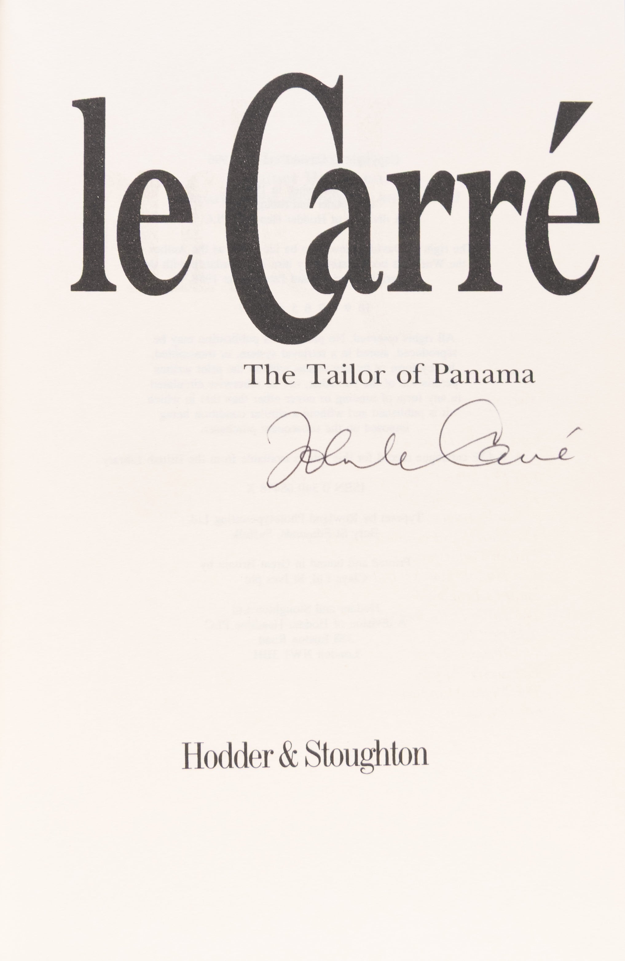 The Tailor of Panama.