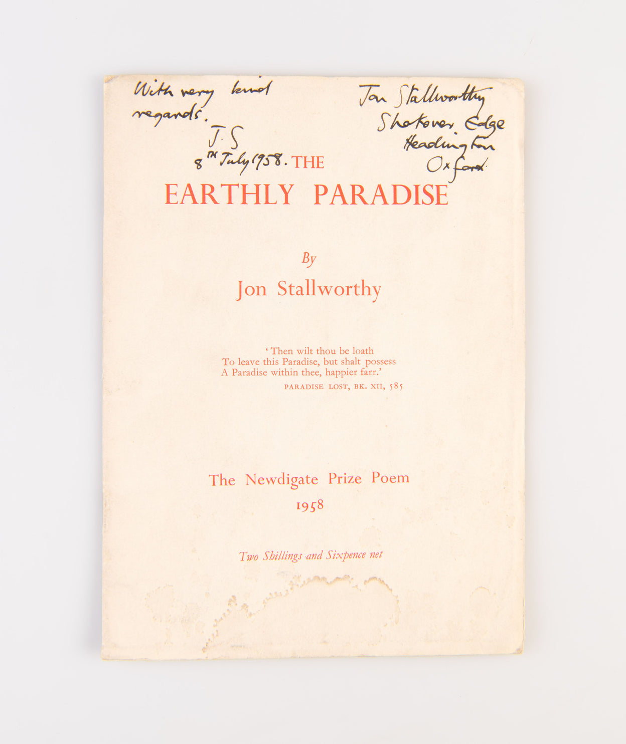The Earthly Paradise.