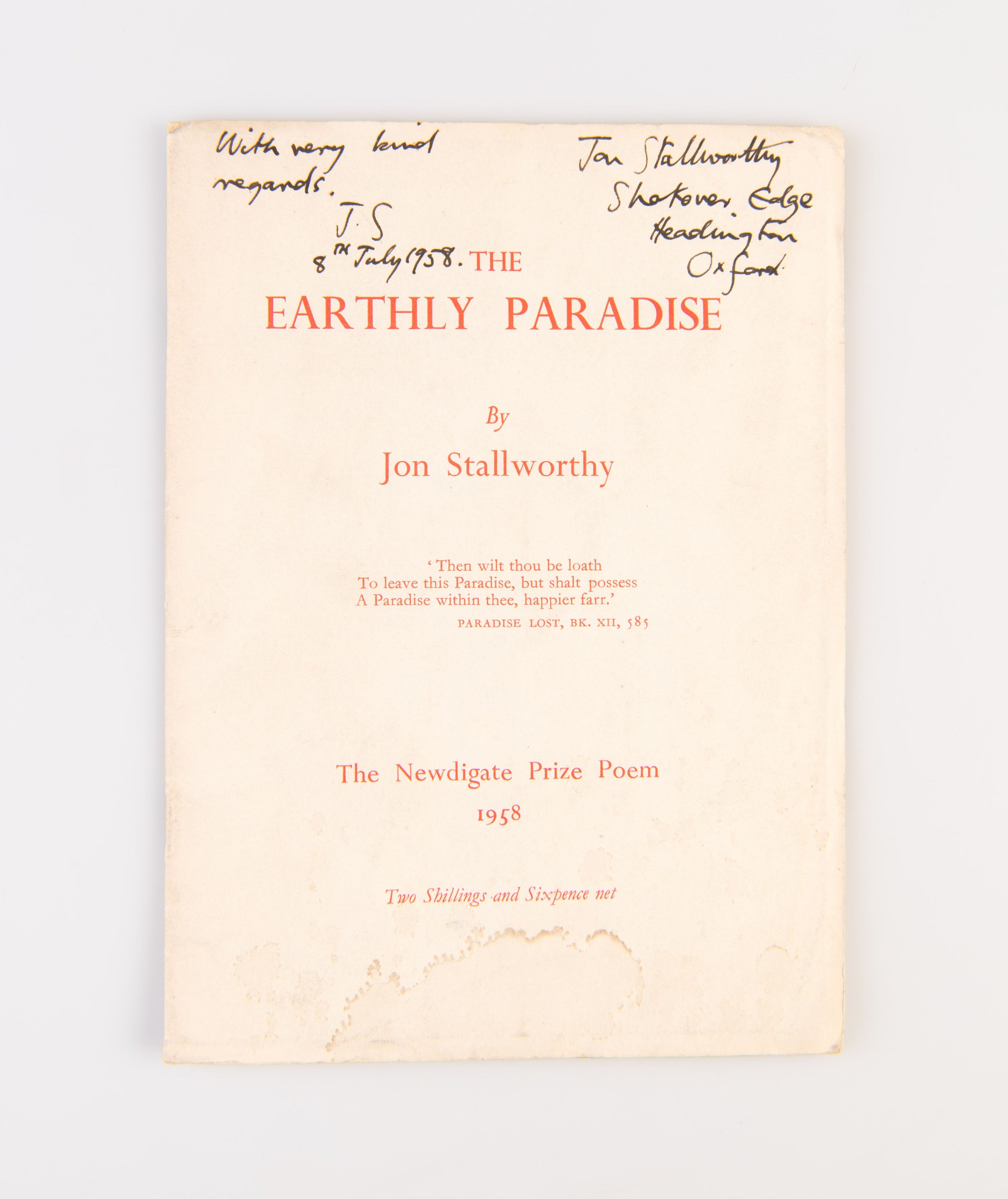 The Earthly Paradise.