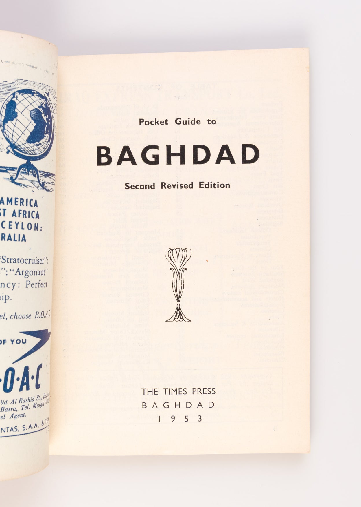 Pocket Guide to Baghdad.