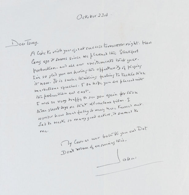 Autograph Letter Signed (