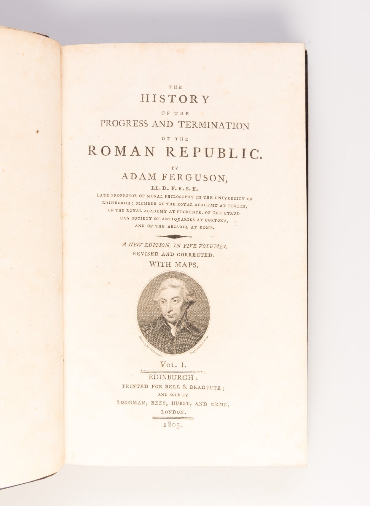 The History of the Progress and Termination of the Roman Republic.