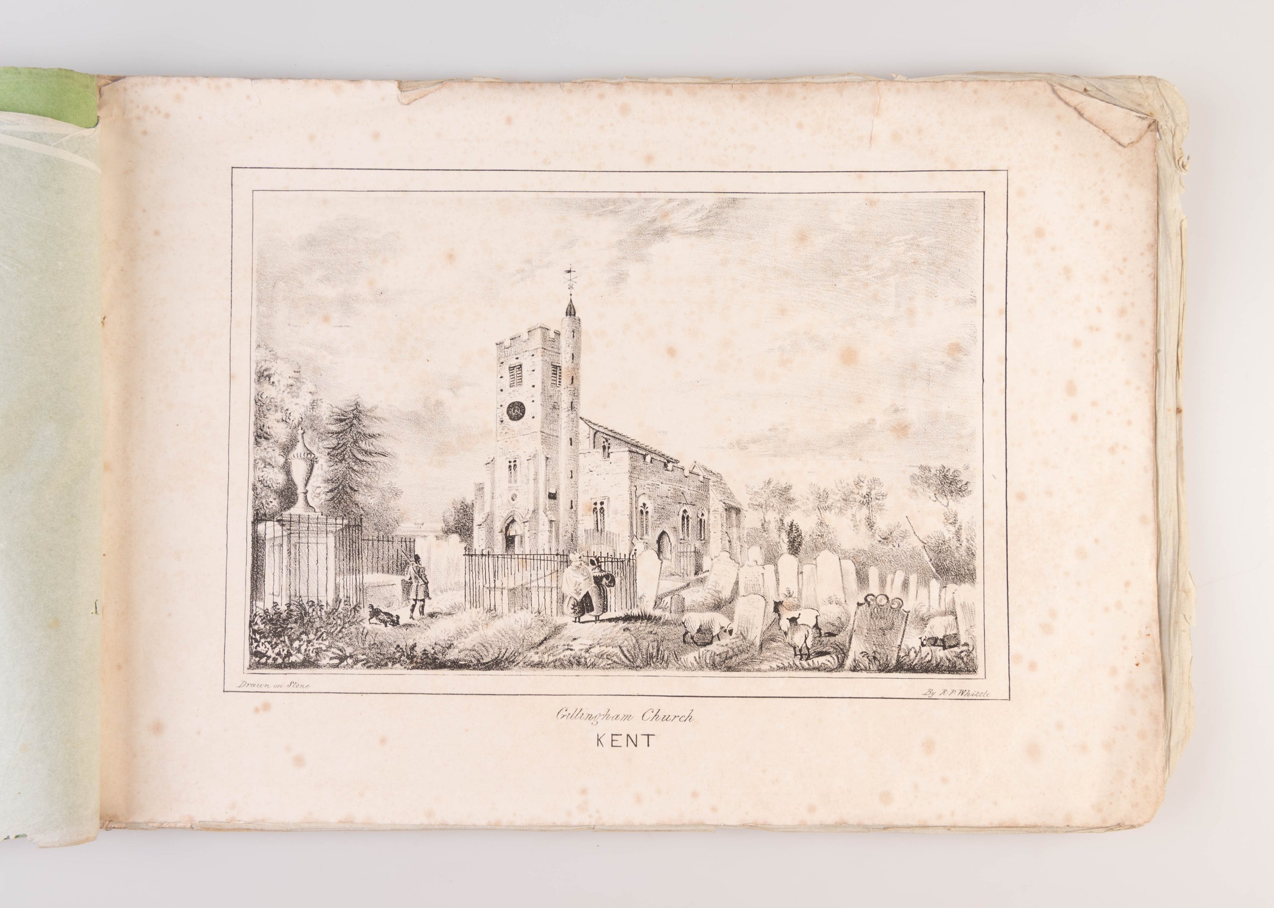 Four Lithographic Views of Gillingham Church. Drawn from Nature & on Stone.