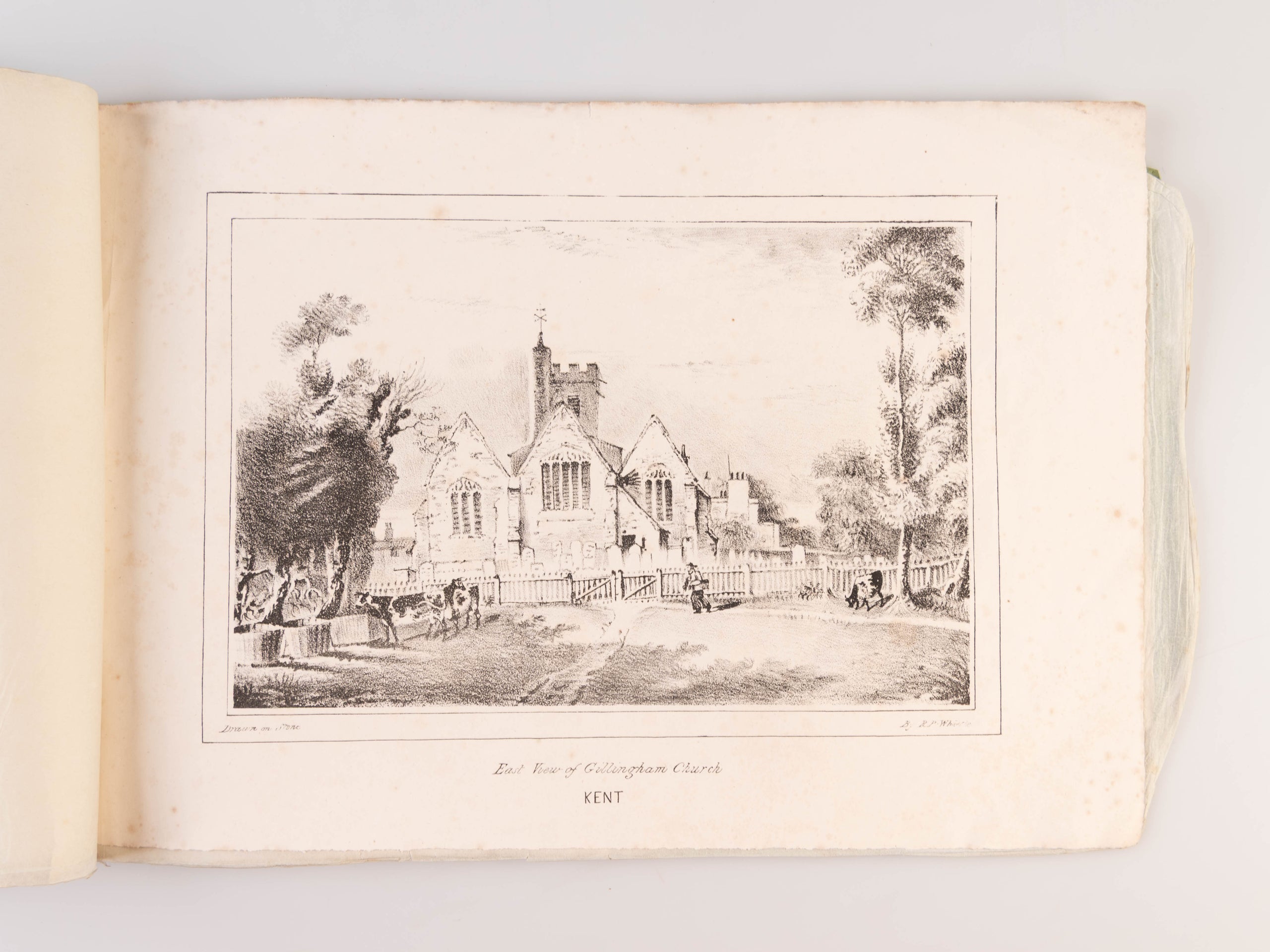 Four Lithographic Views of Gillingham Church. Drawn from Nature & on Stone.