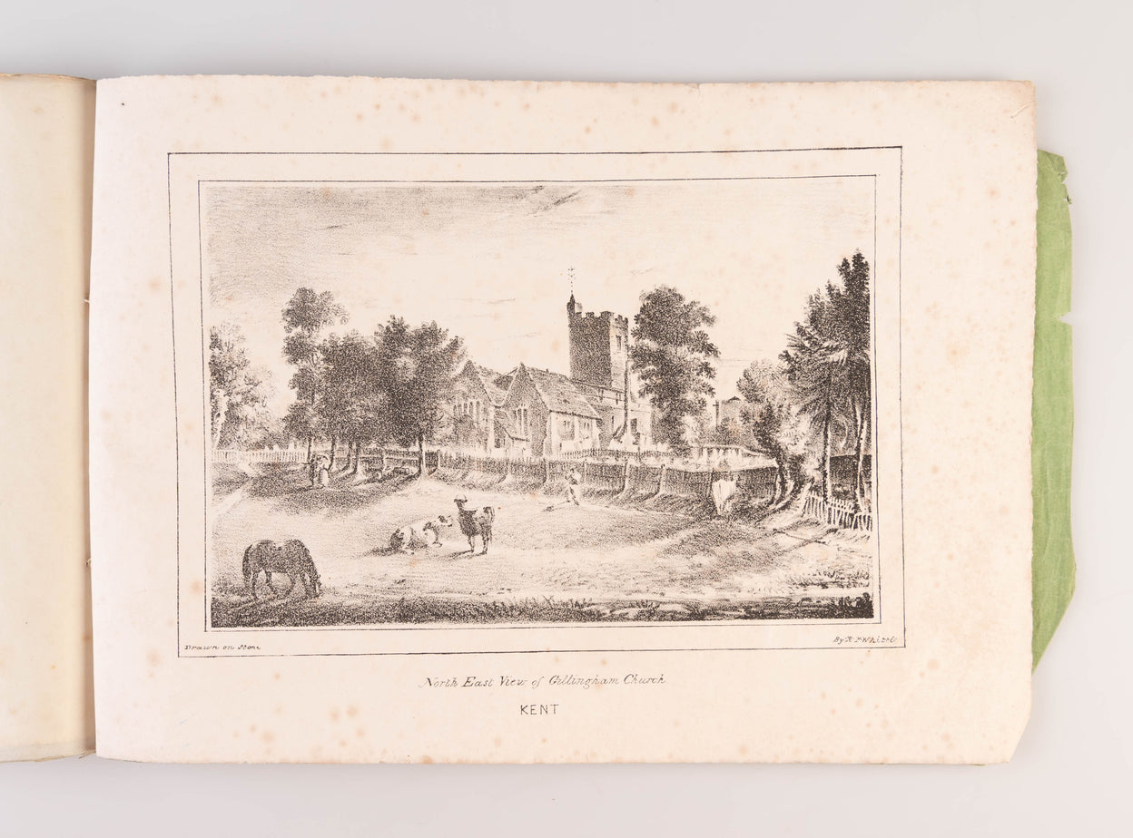 Four Lithographic Views of Gillingham Church. Drawn from Nature & on Stone.