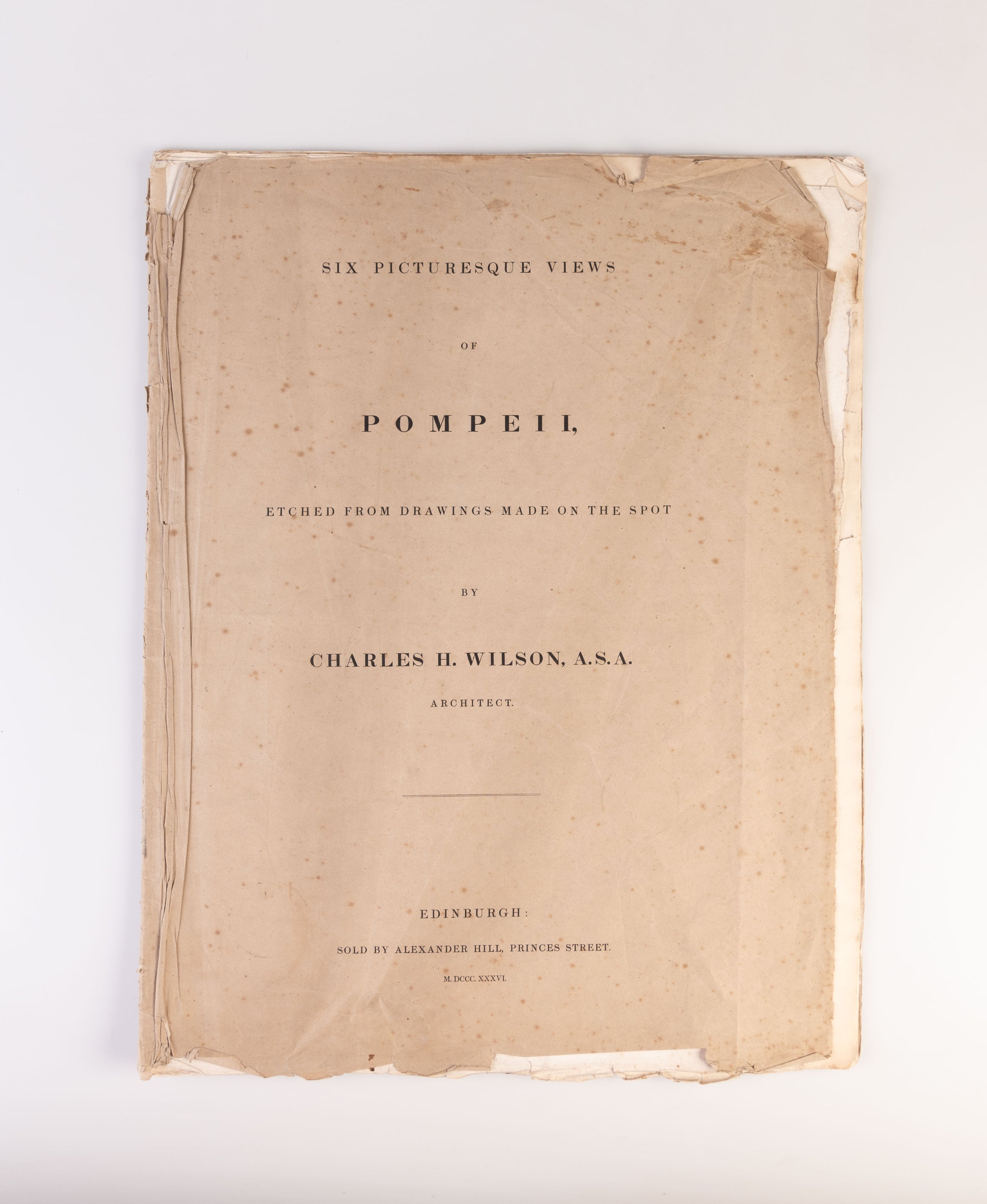 Six Picturesque Views of Pompeii,