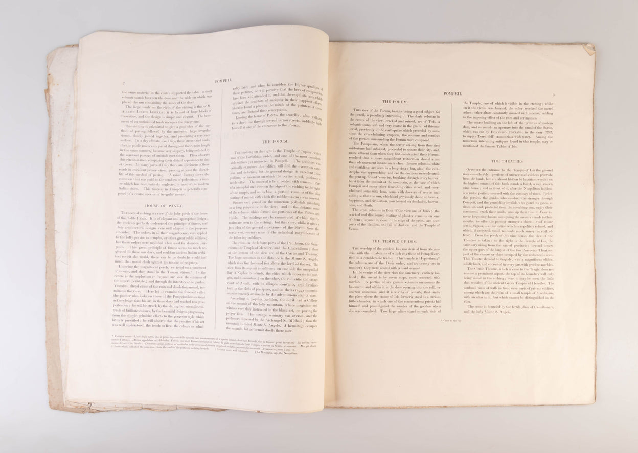 Six Picturesque Views of Pompeii,