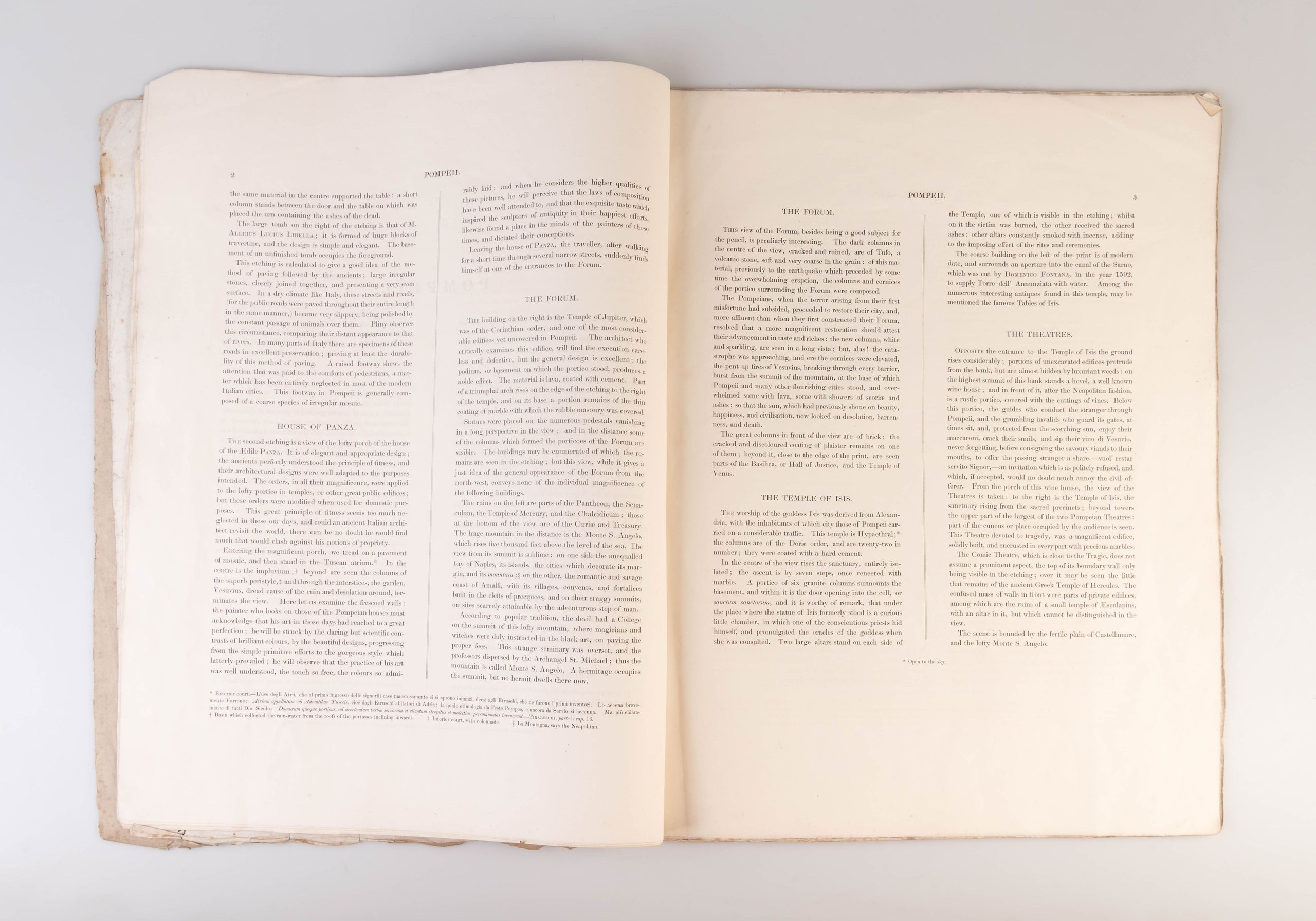 Six Picturesque Views of Pompeii,