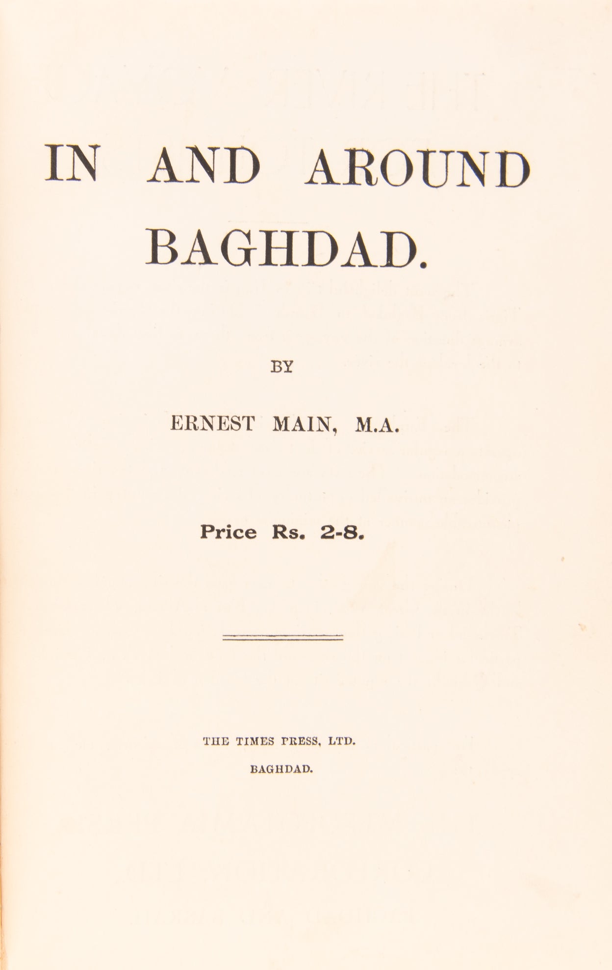 In and around Baghdad.