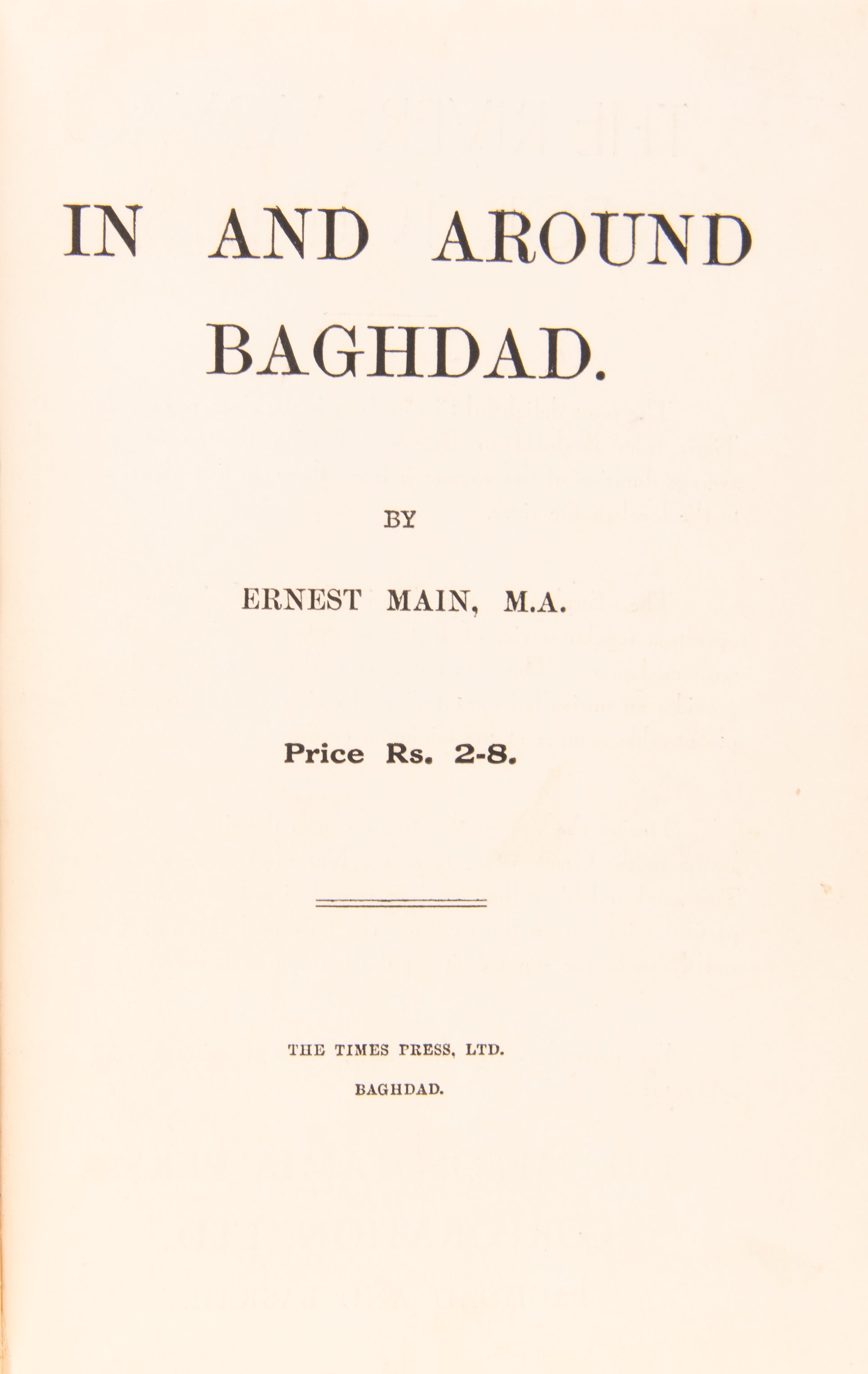 In and around Baghdad.