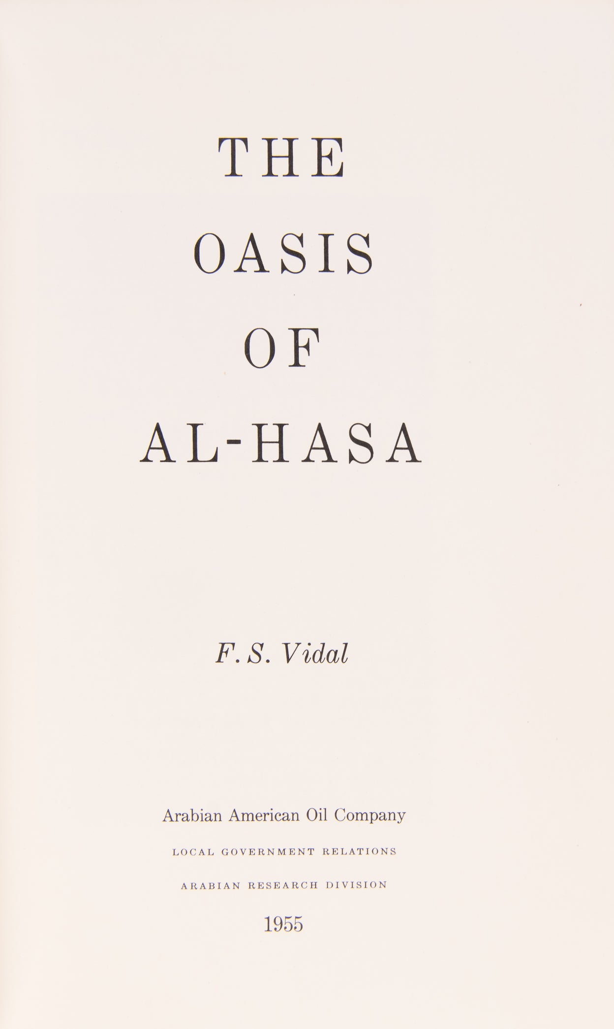 The Oasis of Al-Hasa.