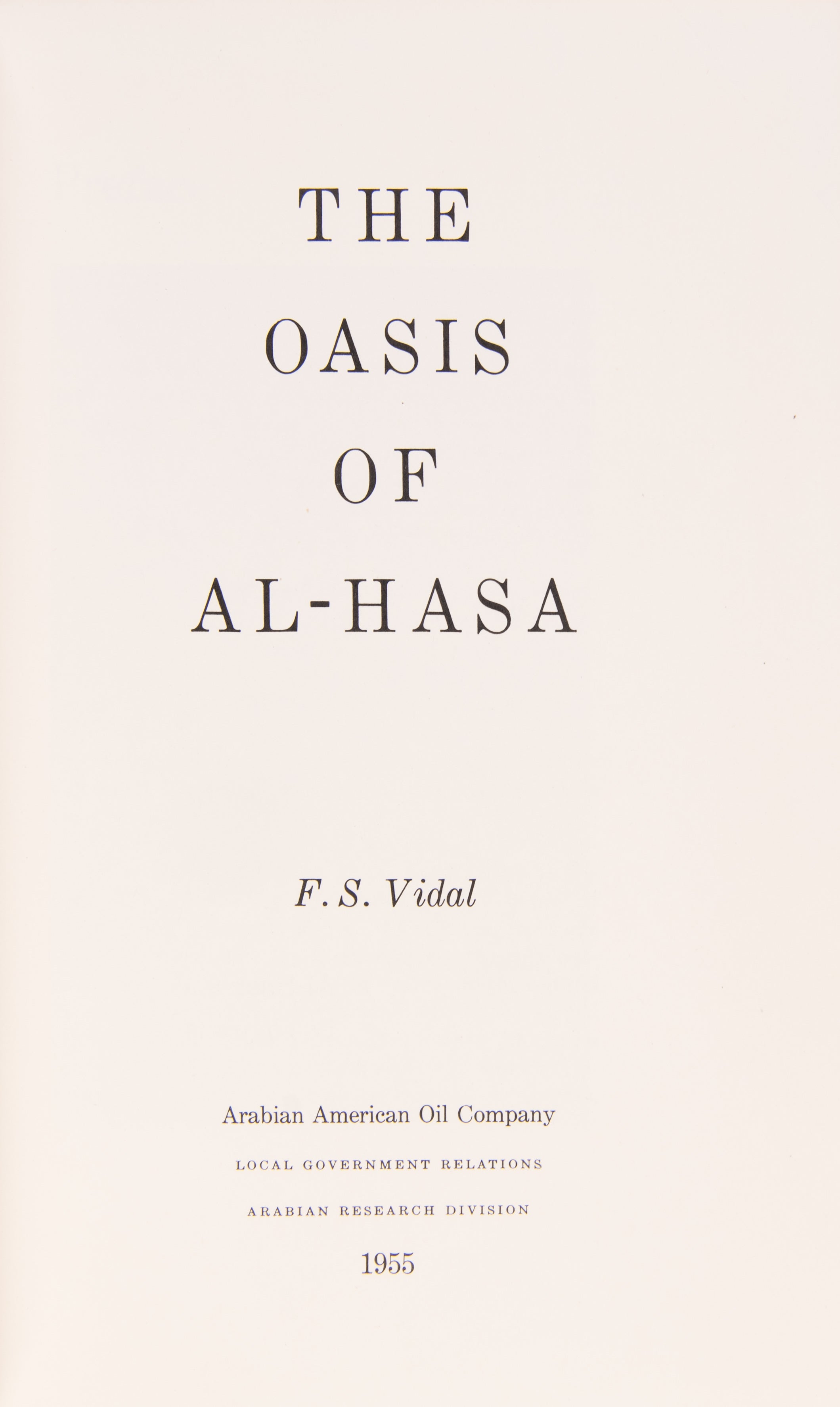 The Oasis of Al-Hasa.