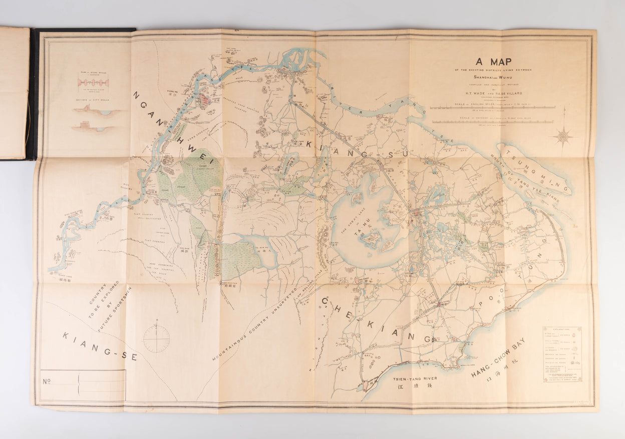 A Map of the Shooting Districts Lying Between Shanghai and Wuhu.