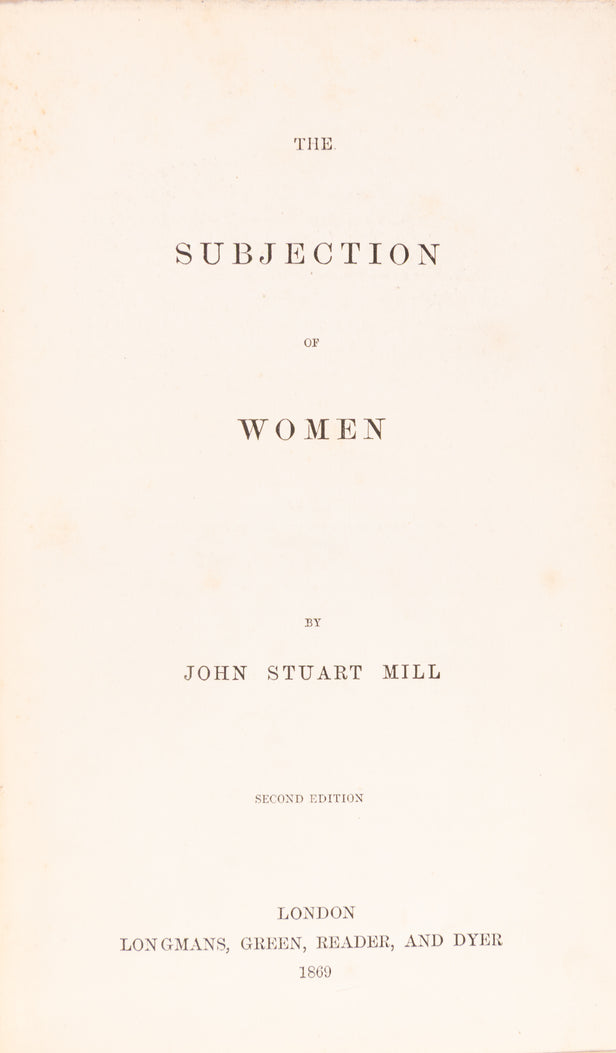 The Subjection of Women.