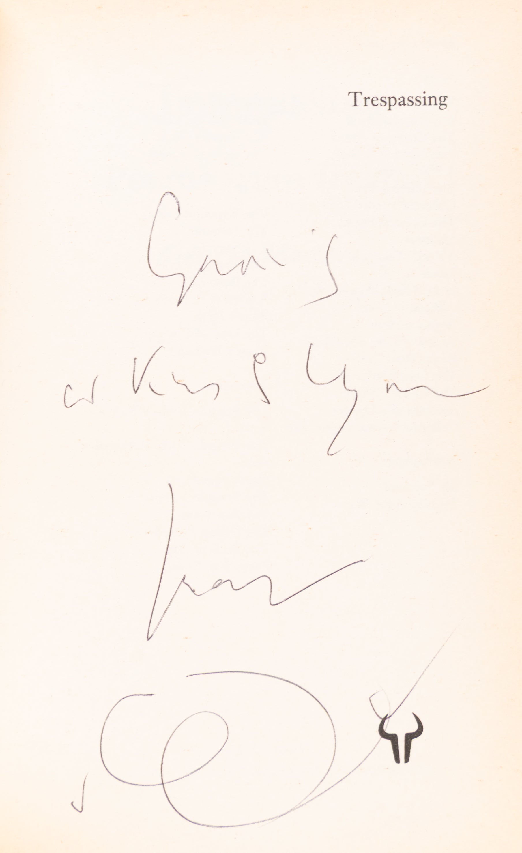 Trespassing. Poems from Ireland.