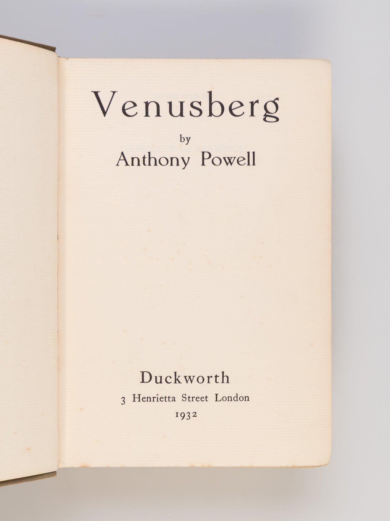Venusberg.