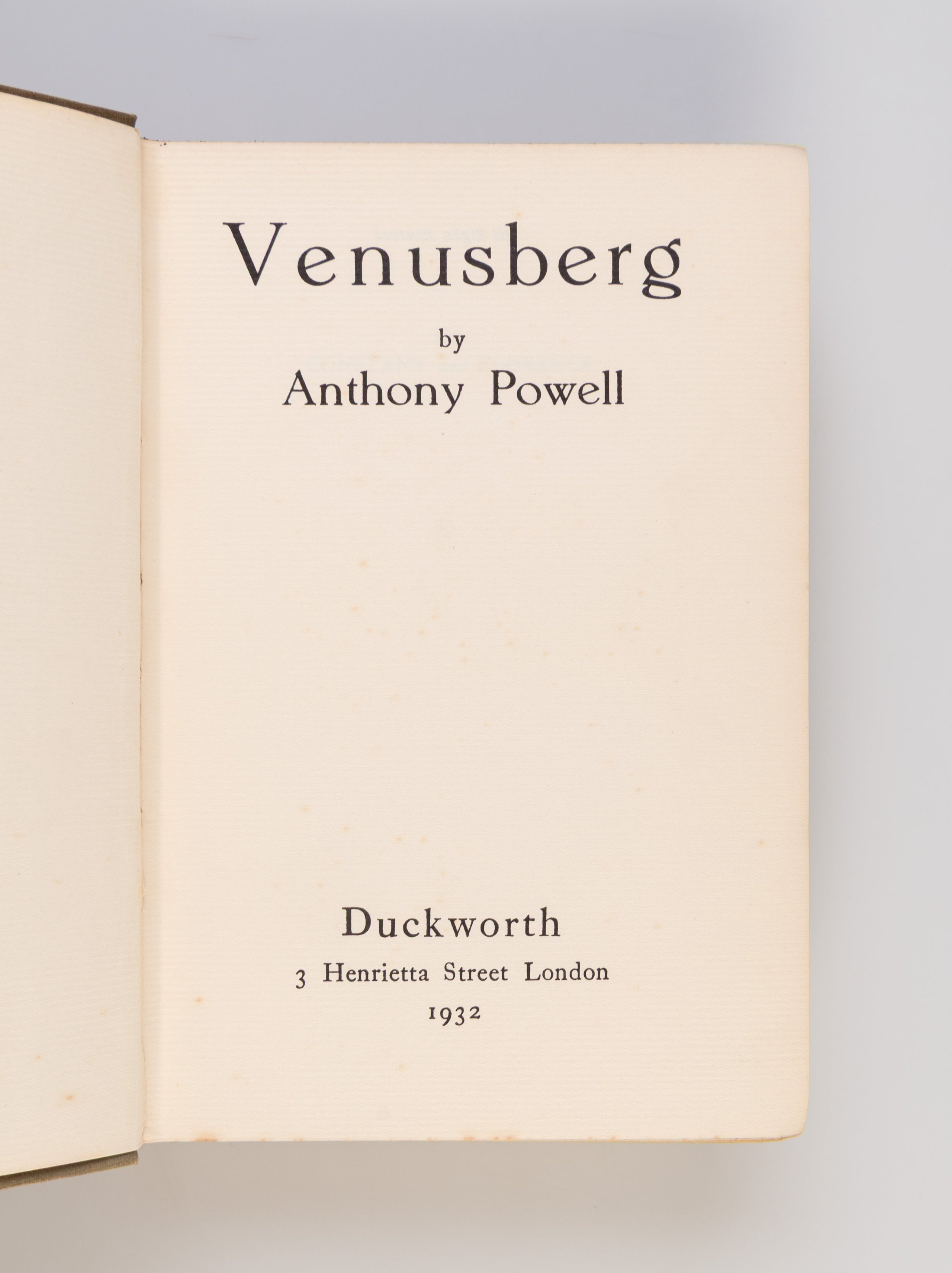 Venusberg.