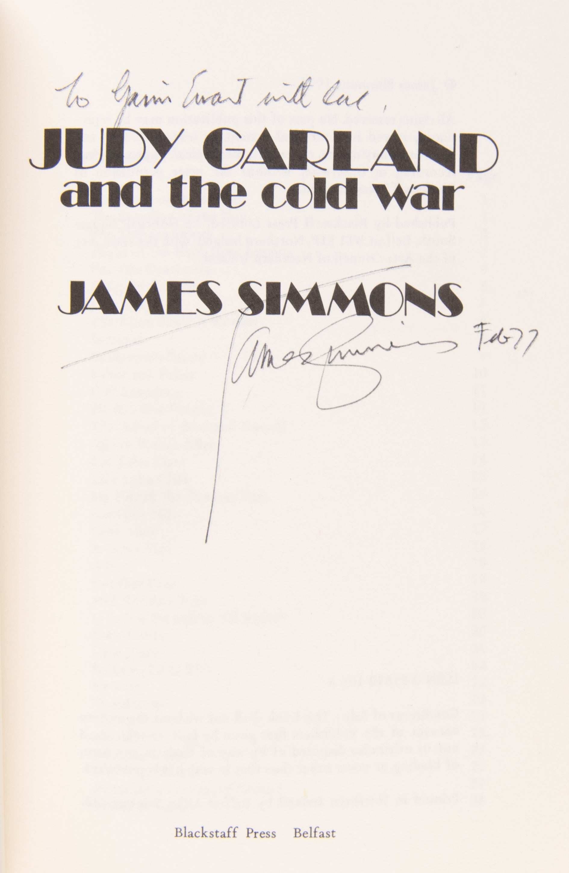 Judy Garland and the Cold War.