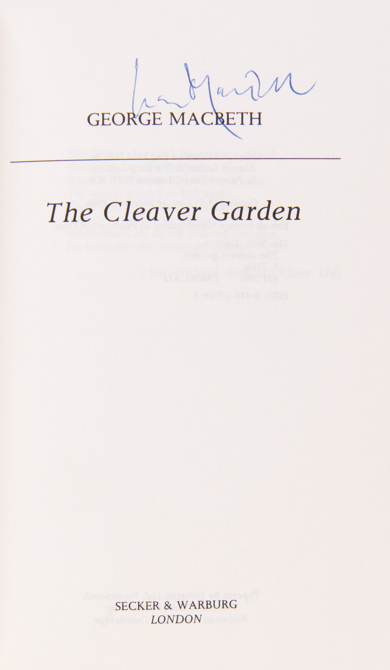 The Cleaver Garden.
