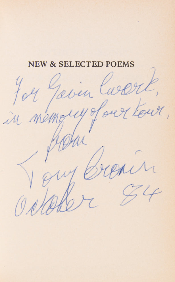 New & Selected Poems.