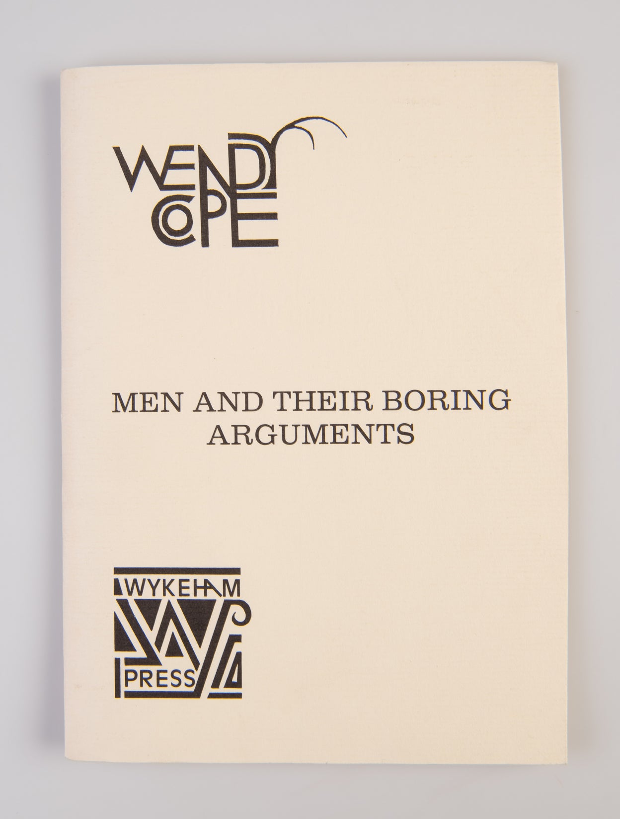 Men and Their Boring Arguments.