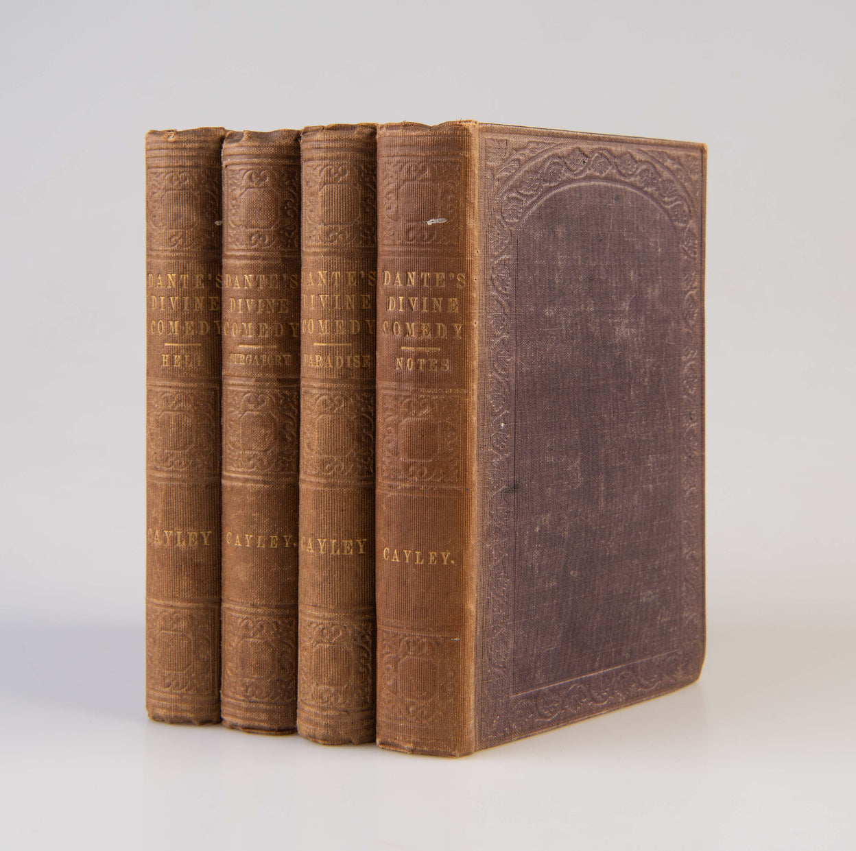 Dante's Divine Comedy. The Vision of Hell [with] The Purgatory [with] The Paradise. Translated in the Original Ternary Rhyme by C.B. Cayley [and] Notes on the Translation by...