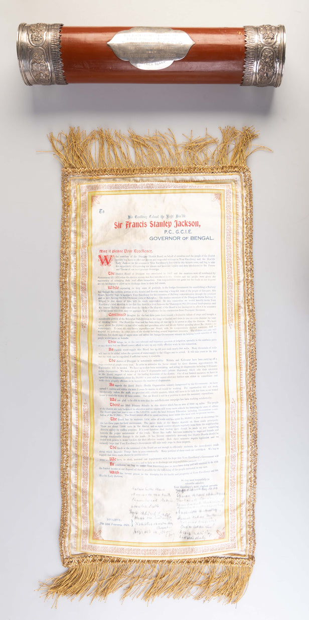 To His Excellency Colonel the Right Hon'ble Sir Francis Stanley Jackson, P. C., G. C. L. E. Governor of Bengal. May it please Your Excellency...