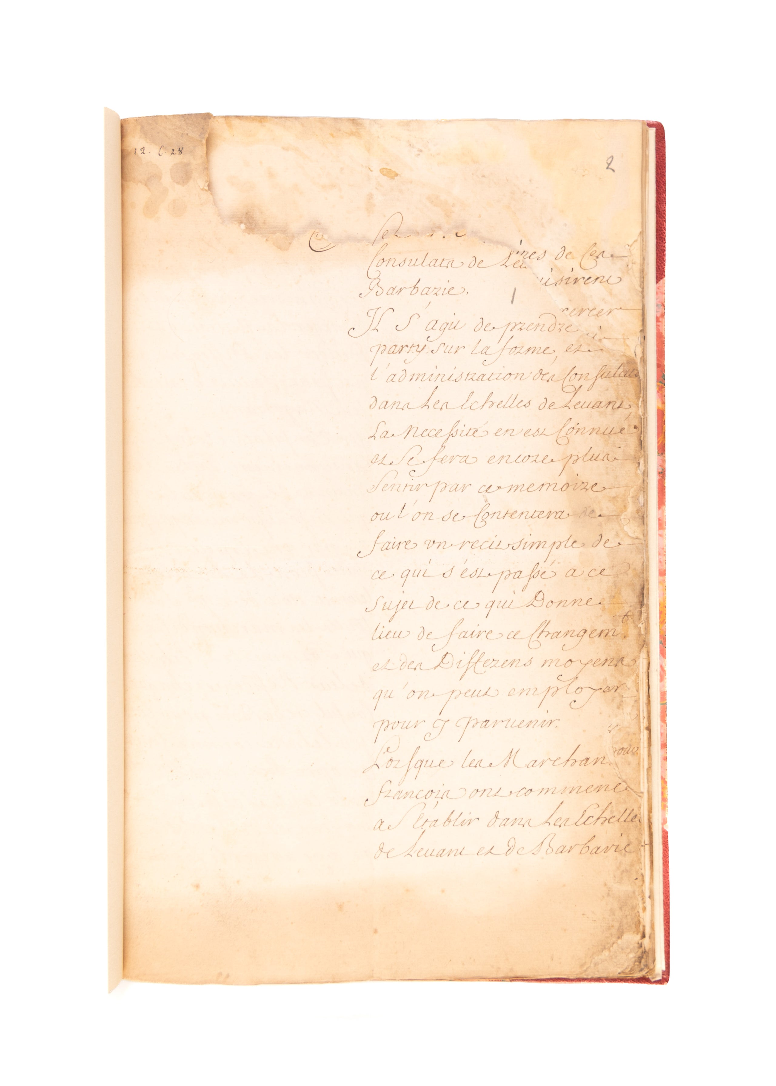 Commerce du Levant [title on spine].