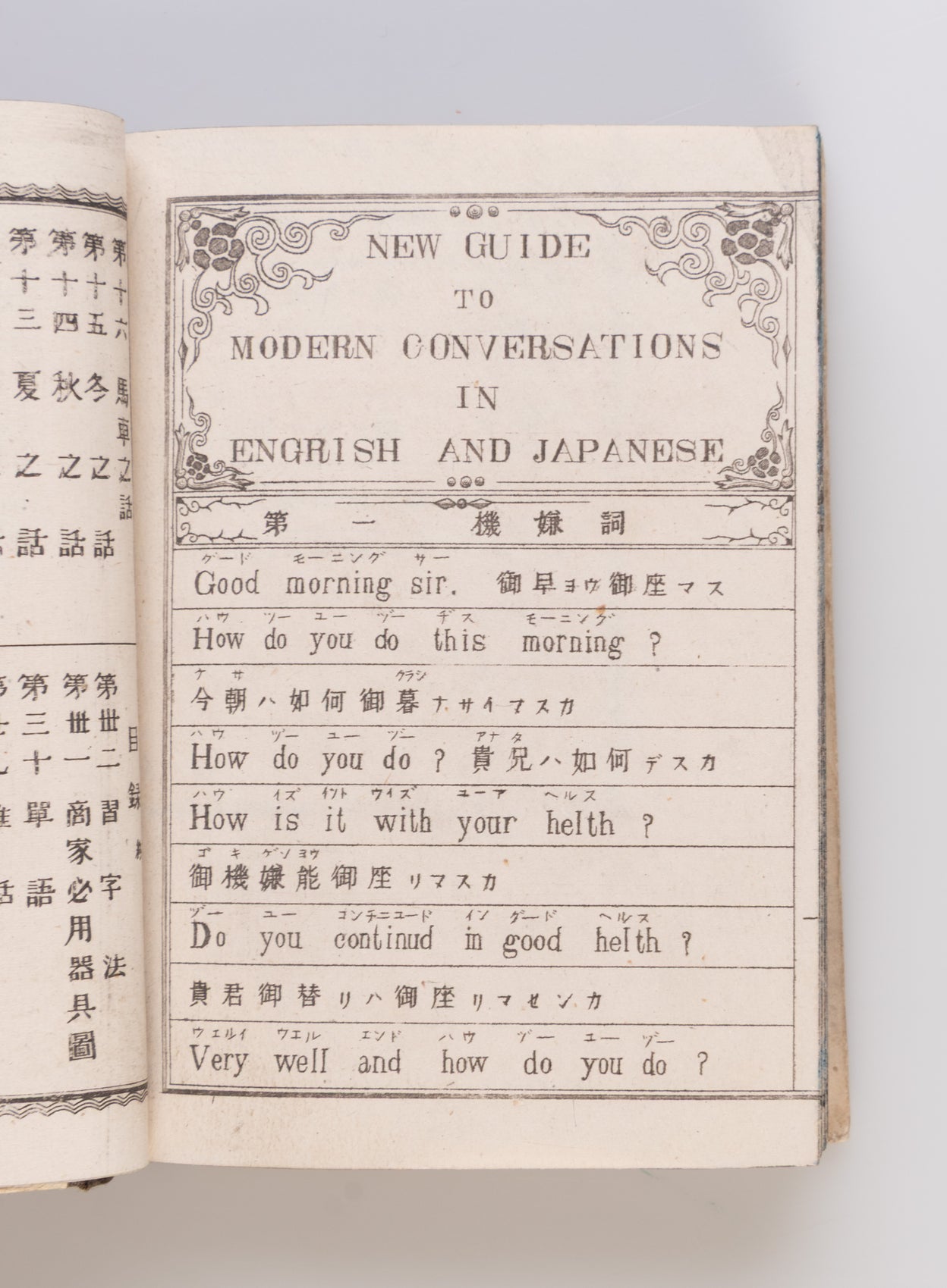 Eigo tsuben jizai: Shoyo futsu / English and Japanese names of Letters