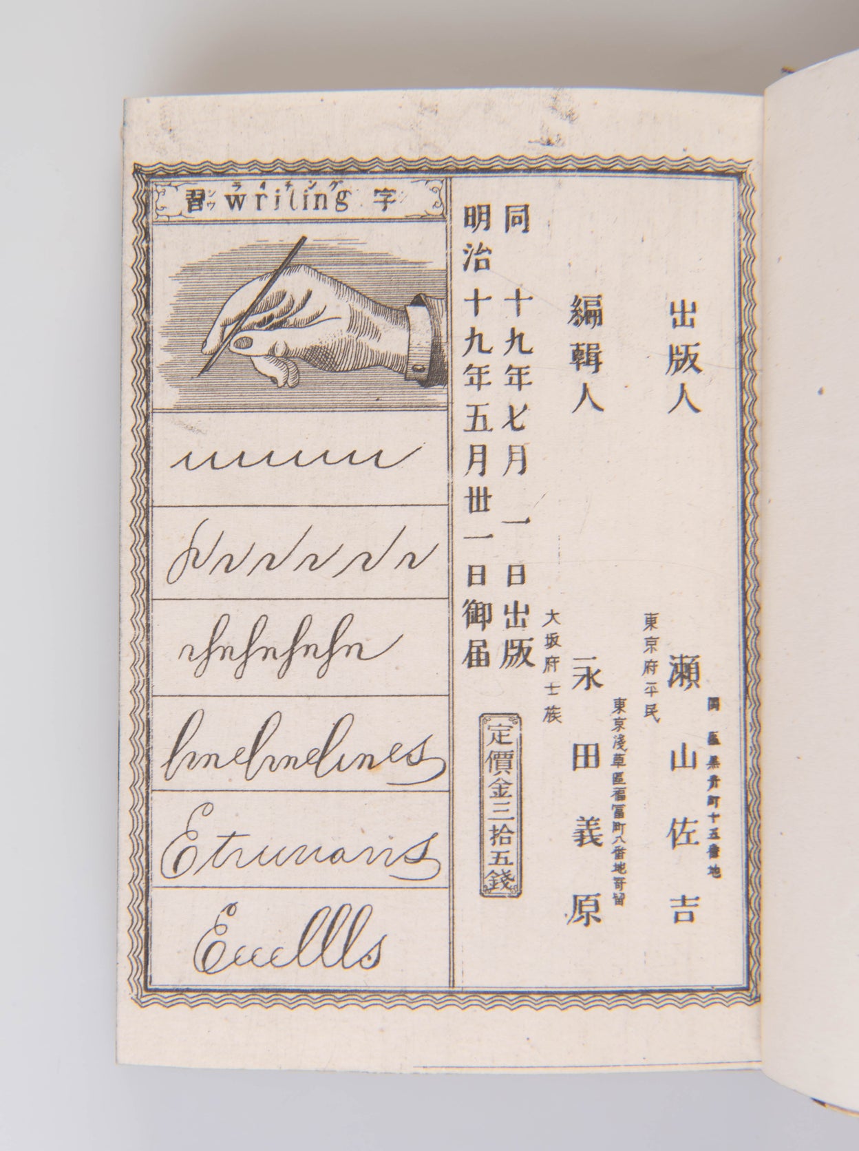 Eigo tsuben jizai: Shoyo futsu / English and Japanese names of Letters