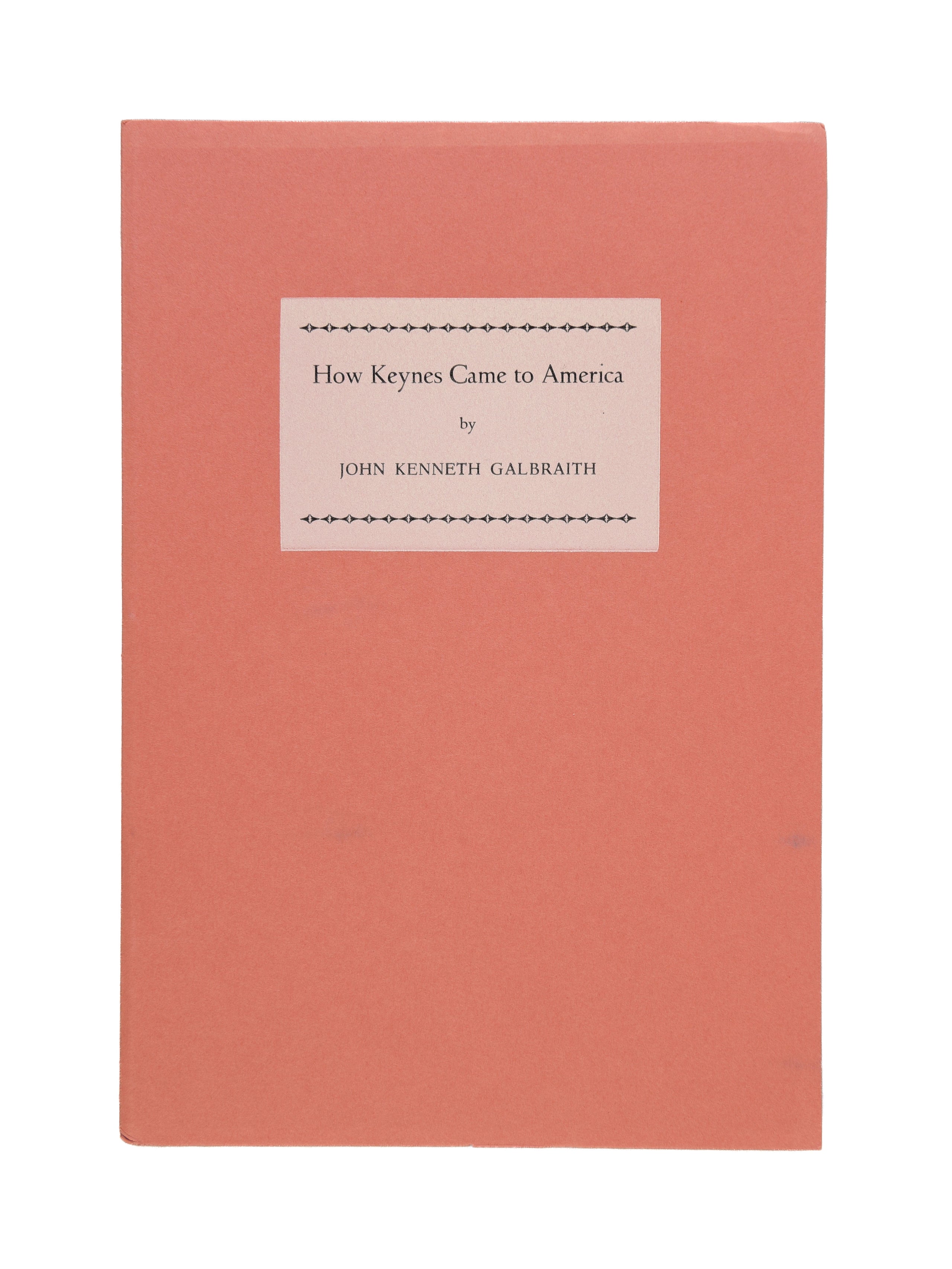 How Keynes Came to America.