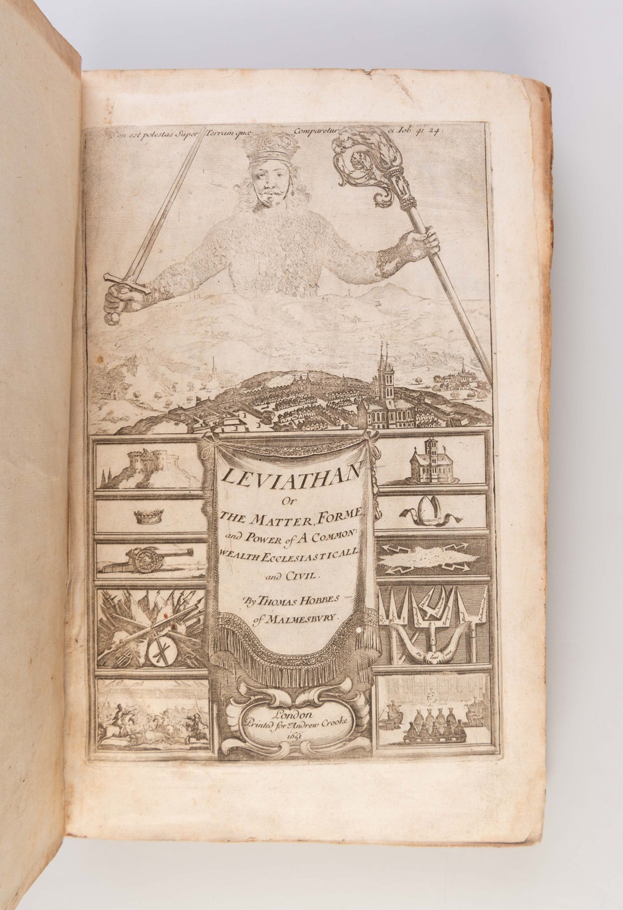 Leviathan, or The Matter, Forme, & Power of a Common-Wealth Ecclesiasticall and Civill.