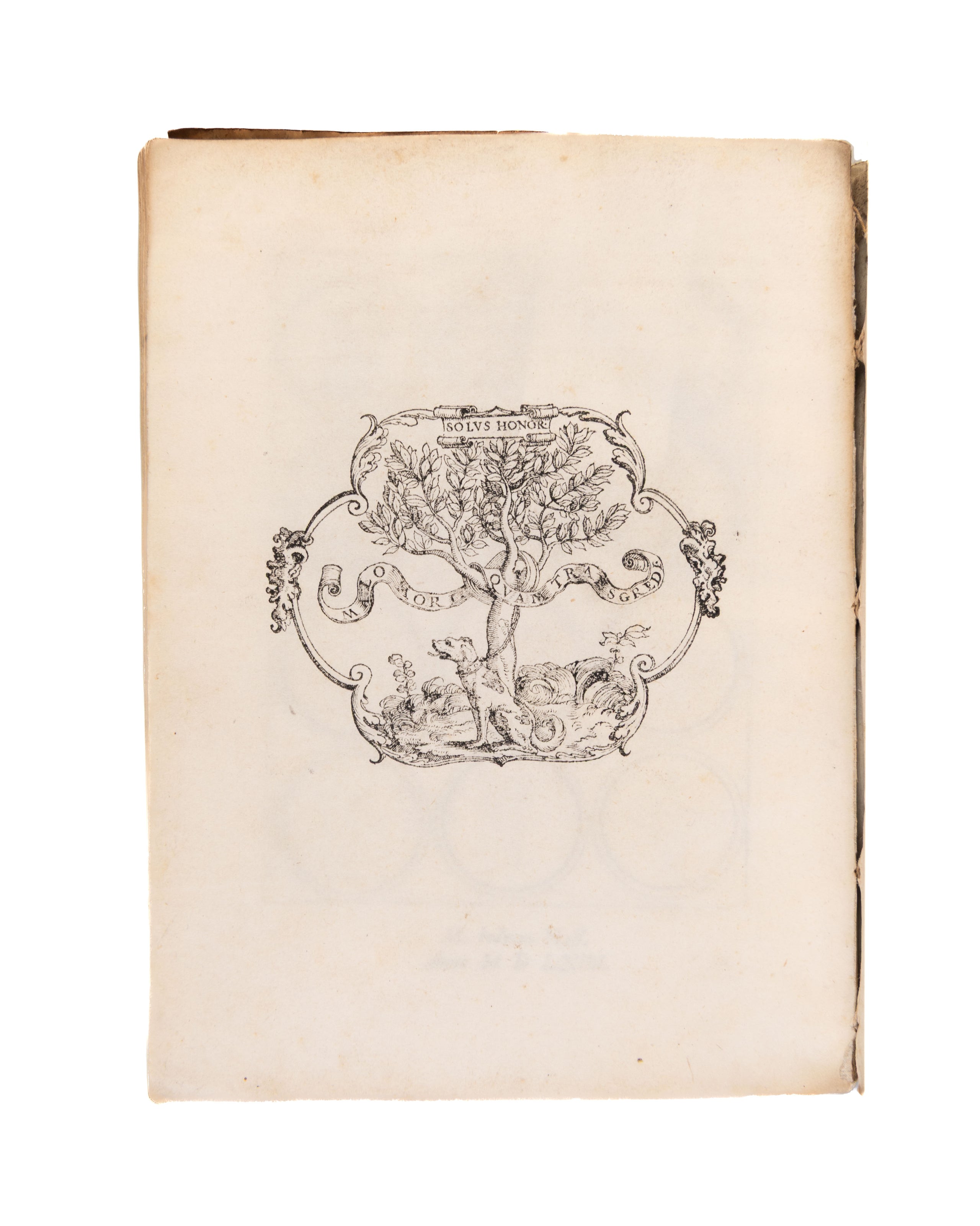 Le imagini con tutti i riversi trovati et le vite de gli imperatori tratte dalle medaglie et dalle historie de gli antichi. Libro primo [all published].   
[Venice], Enea Vico, 1548.