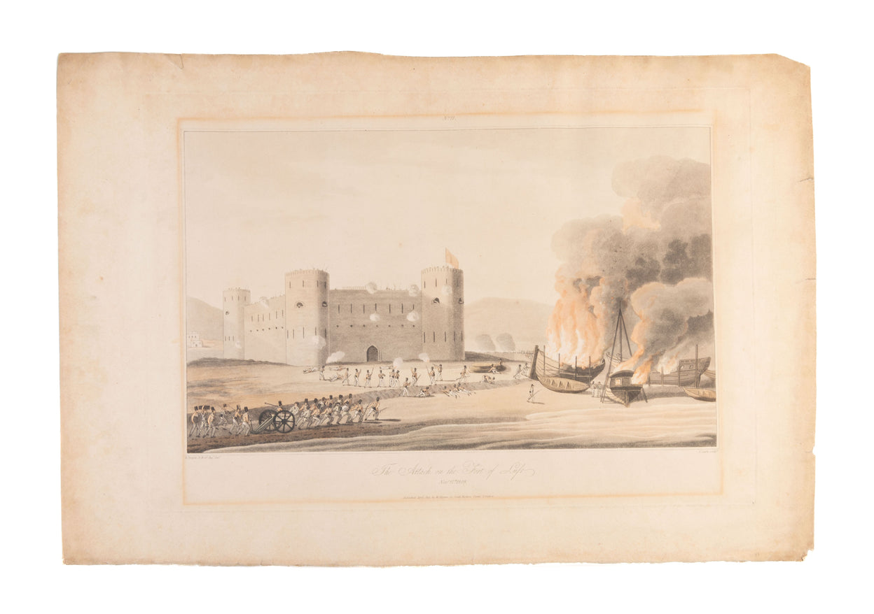 The Attack on the Fort of Luft. Nov. 27th 1809.