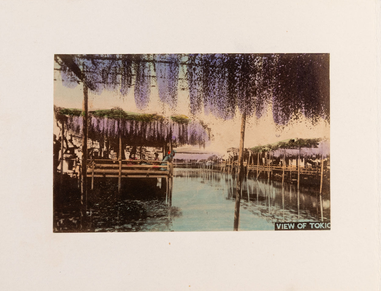 [Album of hand-coloured photographs showing famous sites of Japan]