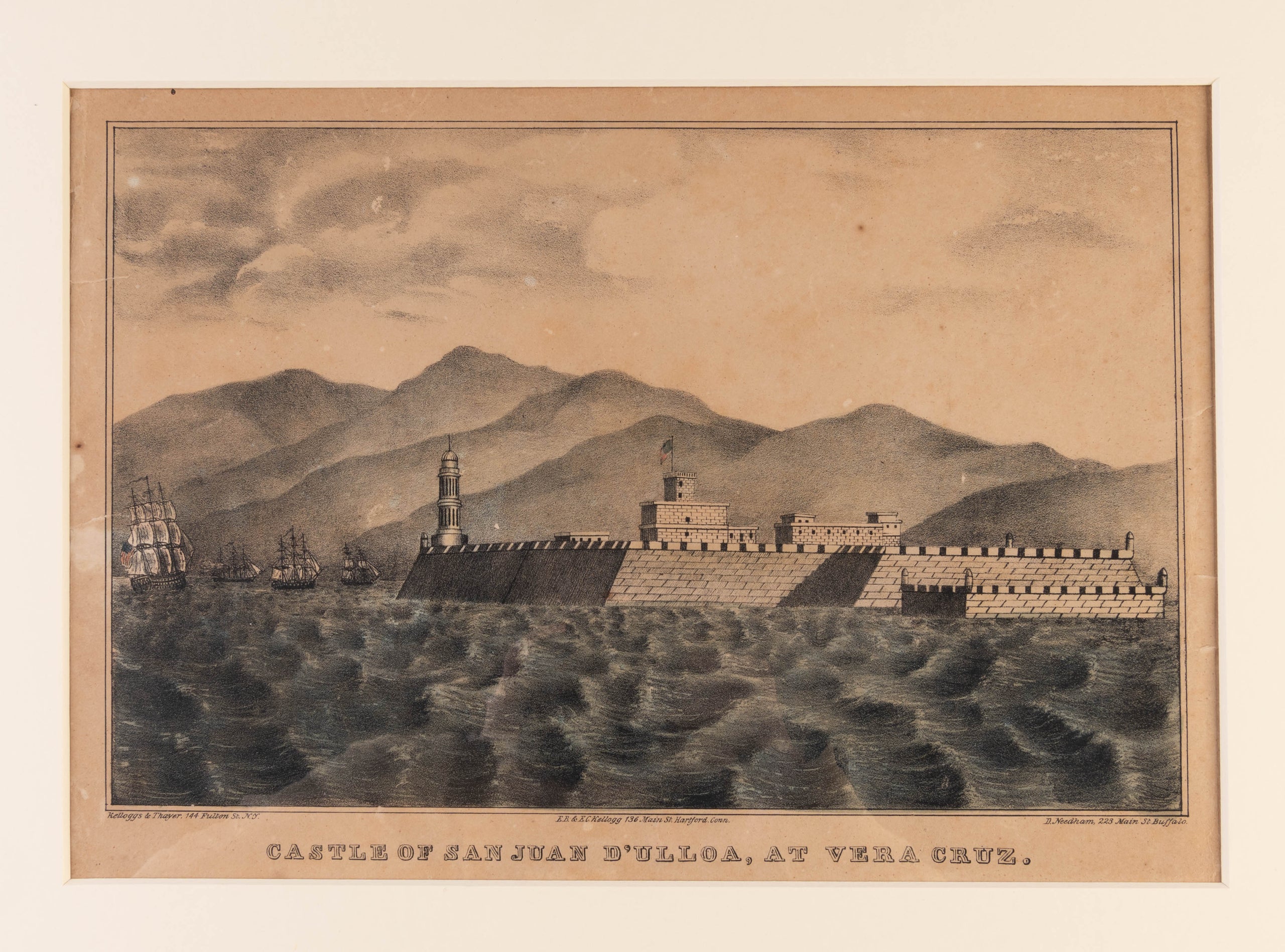 Castle of San Juan d'Ulloa, at Vera Cruz.