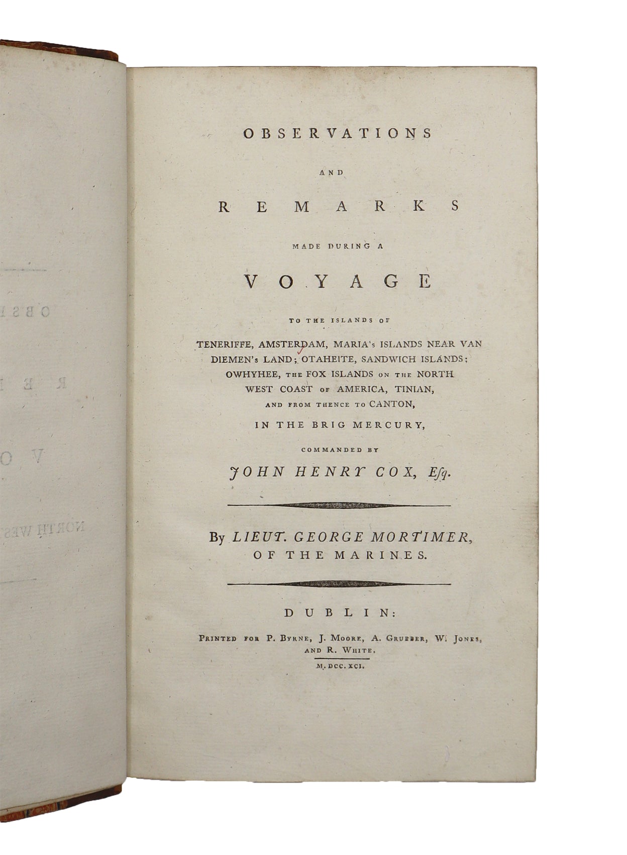 Observations and Remarks