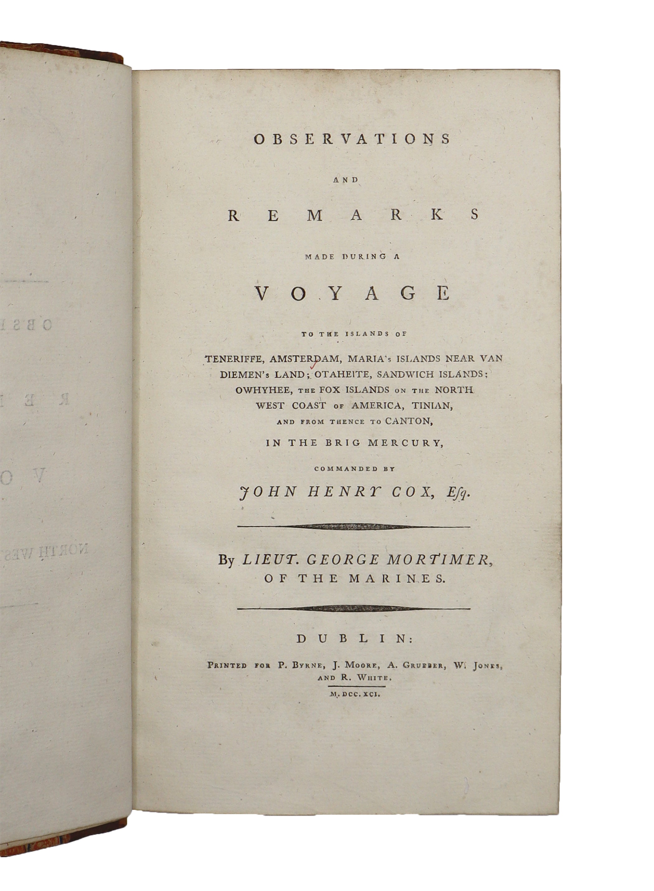 Observations and Remarks