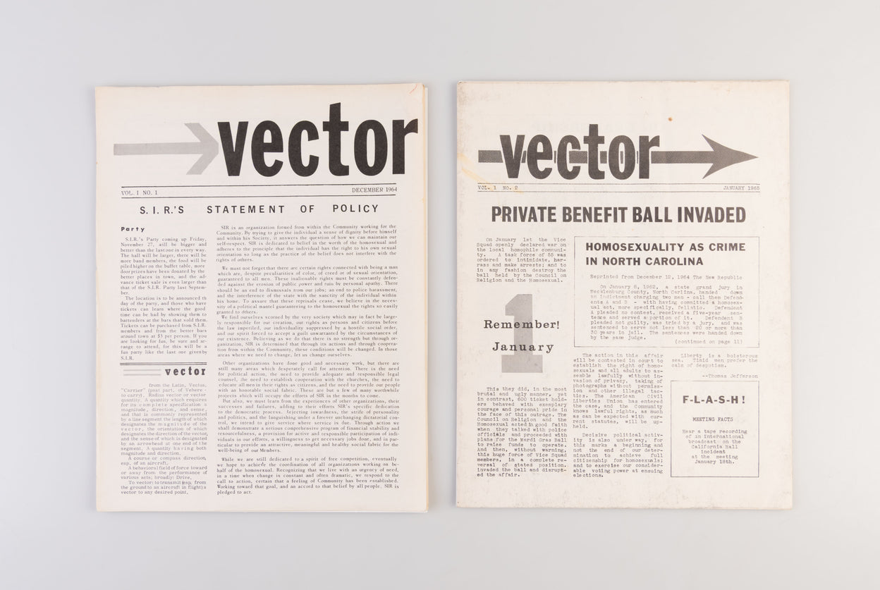 Vector. Vol. 1. No. 1 [and] Vol. 1. No. 2.