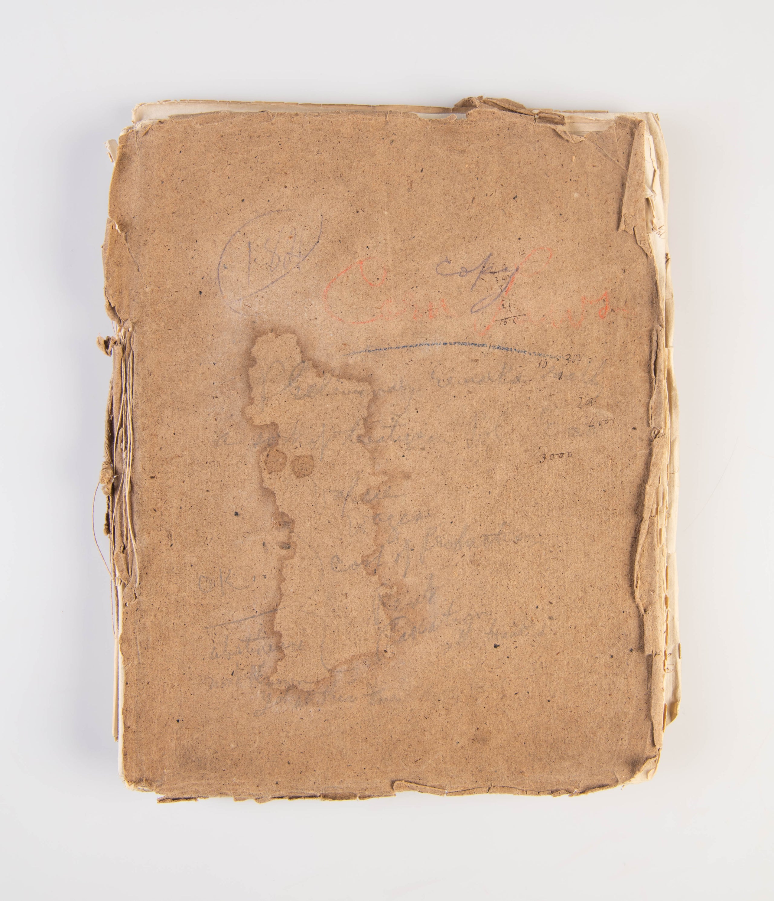 Original scribal manuscript draft, with numerous manuscript corrections, of Senior's 'Report - On the State of Agriculture'. Published anonymously in the Quarterly Review (July 1821), pp. 467-504.