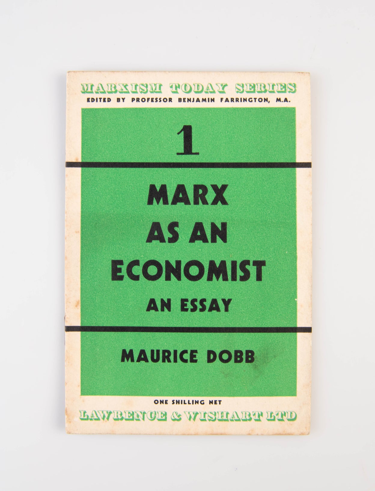 Marx as an Economist.