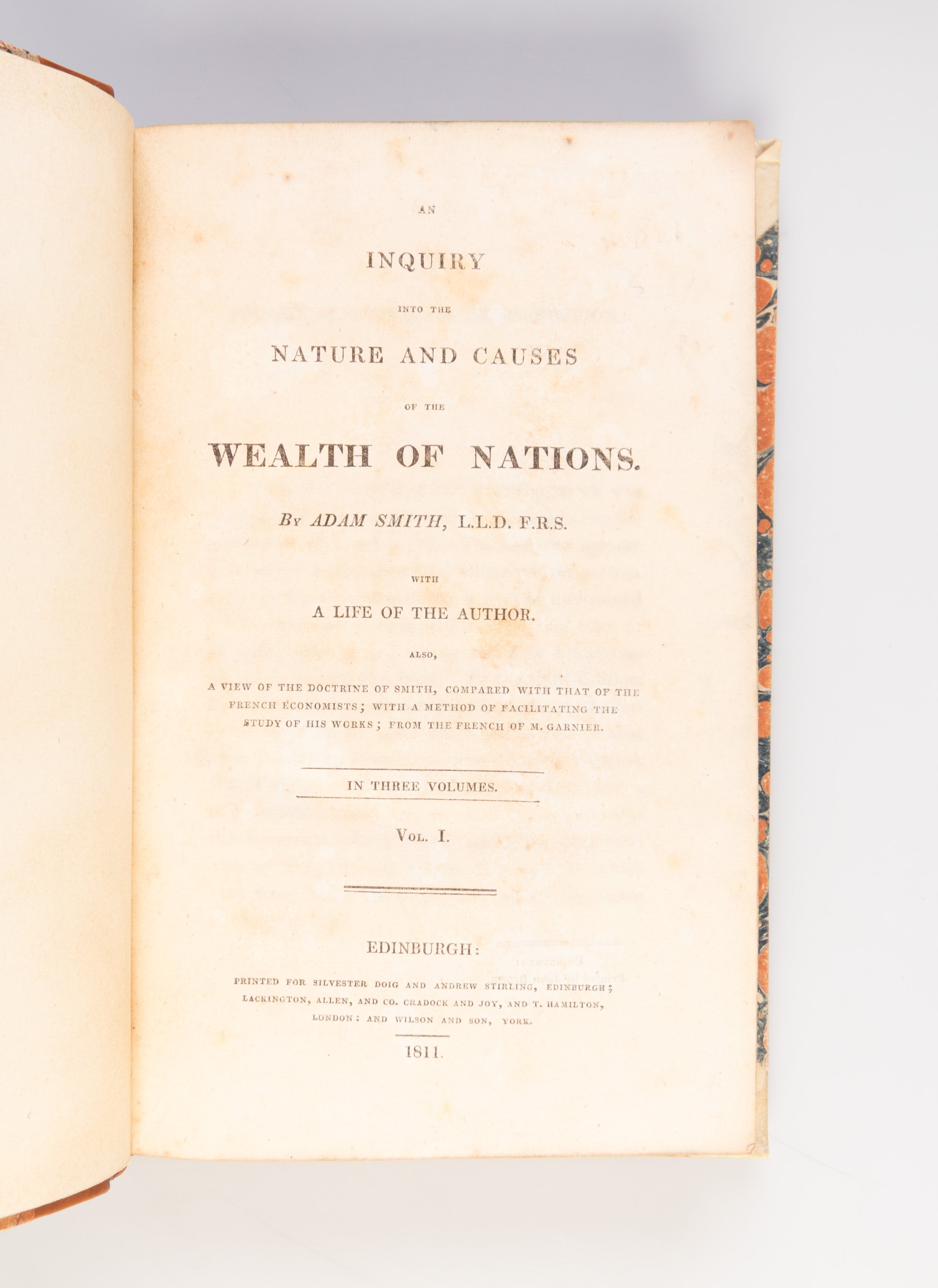 An Inquiry into the Nature and Causes of the Wealth of Nations.
