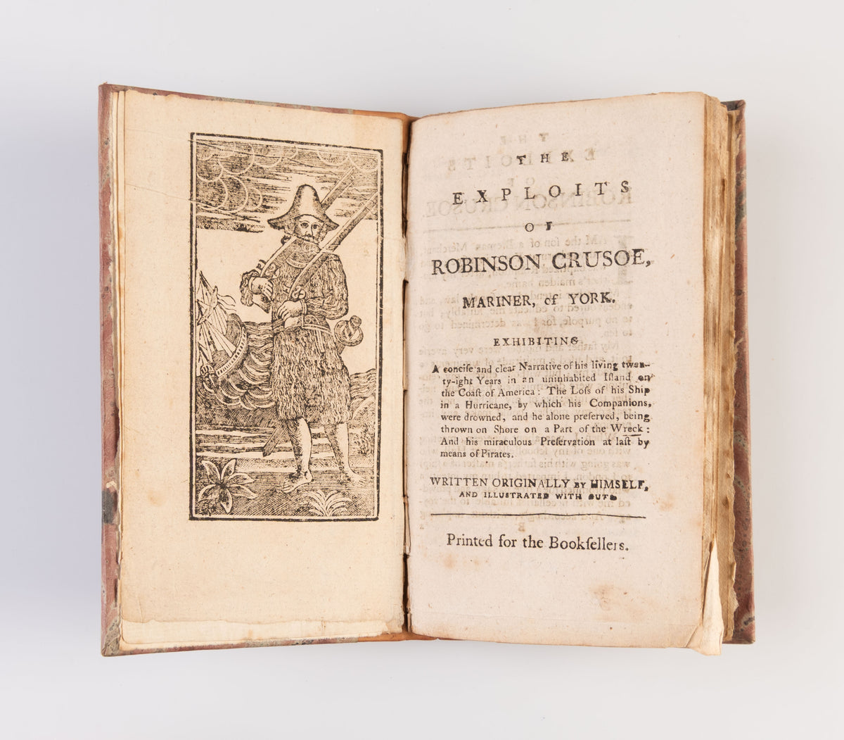 The exploits of Robinson Crusoe, mariner, of York. Exhibiting a concise and clear narrative of his living twenty-ight [sic] years in an uninhabited island on the coast of America: ... Written originally by himself ...