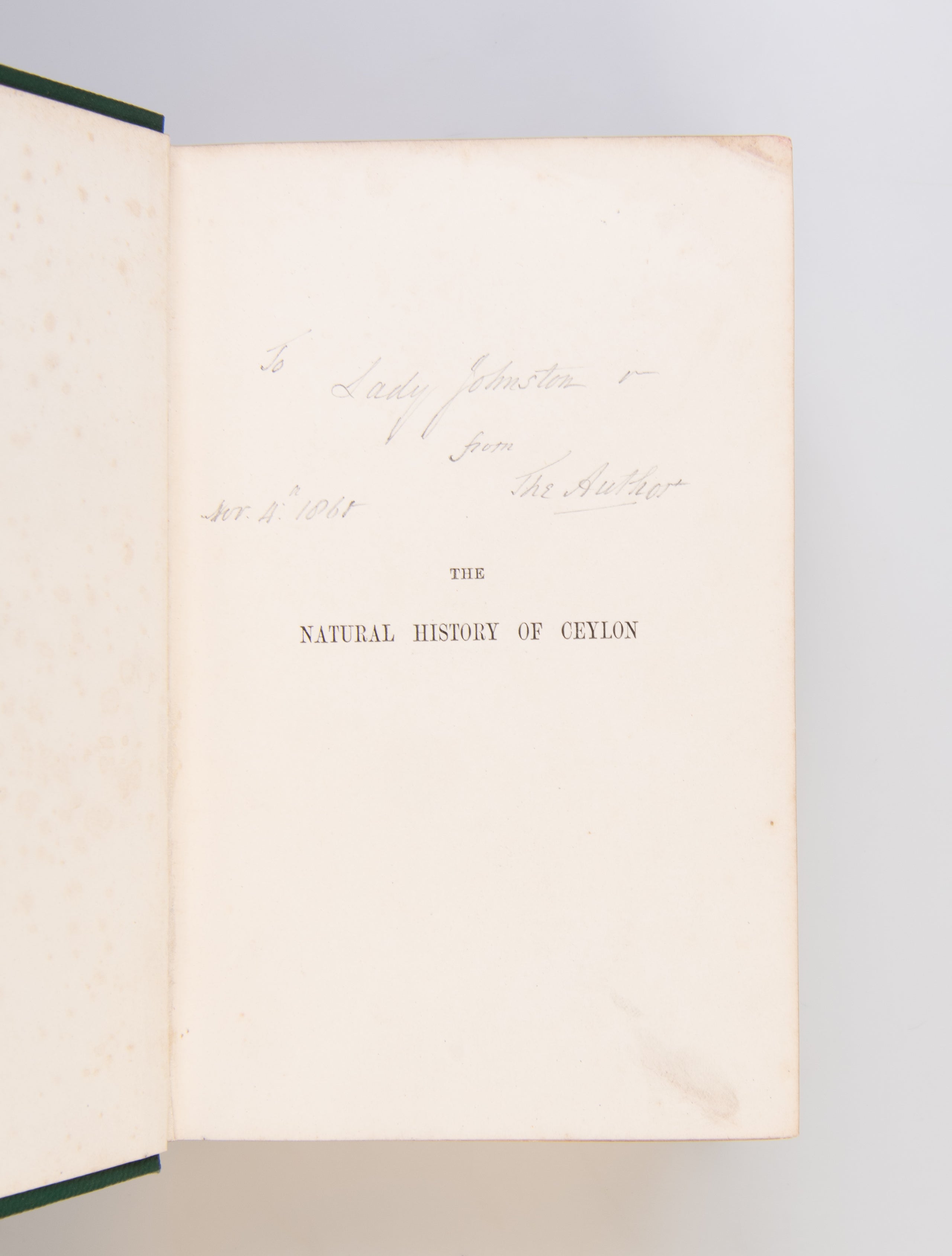 Sketches of the Natural History of Ceylon with Narratives and Anecdotes Illustrative of the Habits and Instincts of the Mammalia, Birds, Reptiles, Fishes, Insects, &c. including a Monograph of the Elephant.