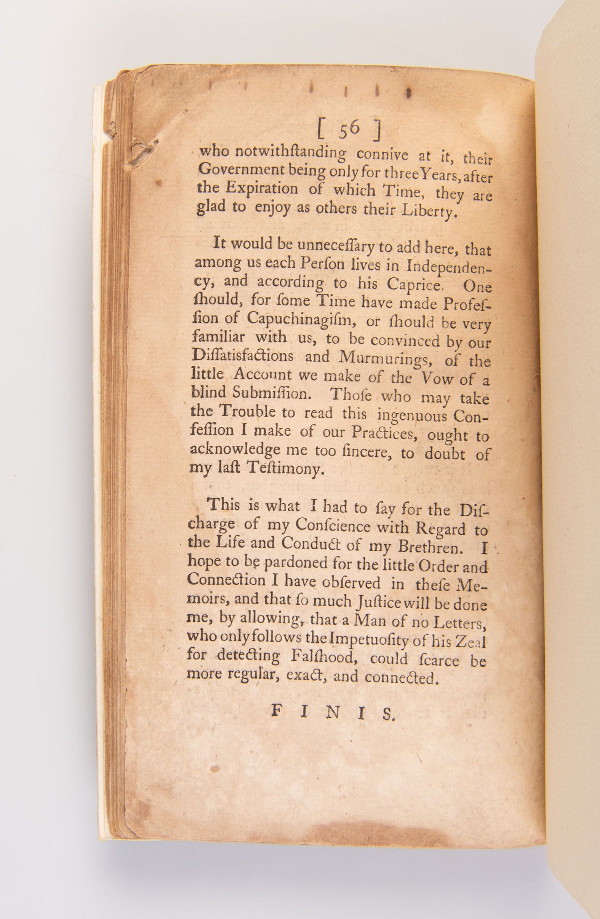Memoirs of the Voluptuous Conduct of the Capuchins in Regard to the Fair Sex: