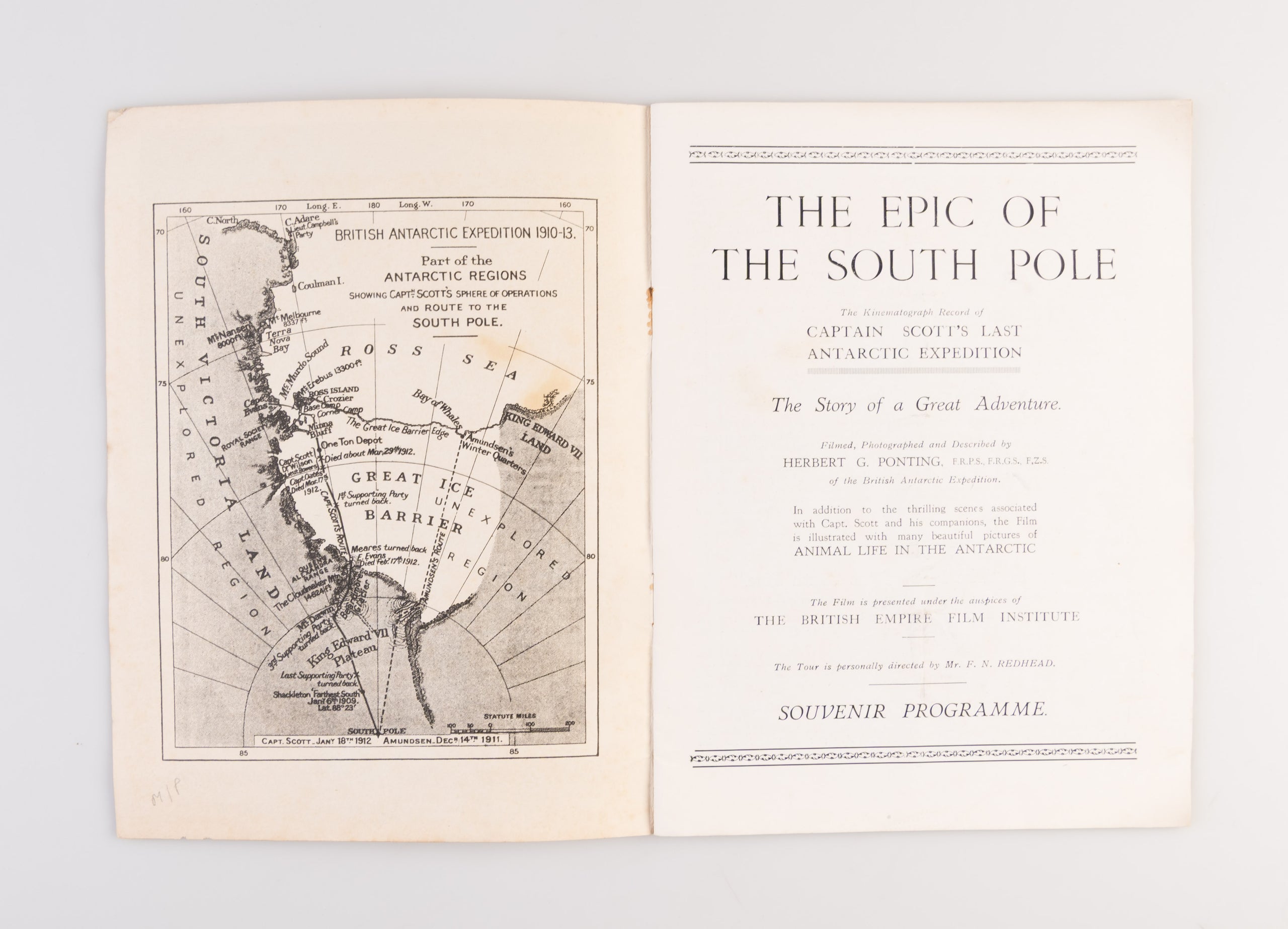 The Epic of the South Pole. Captain Scott's Last Antarctic Expedition.