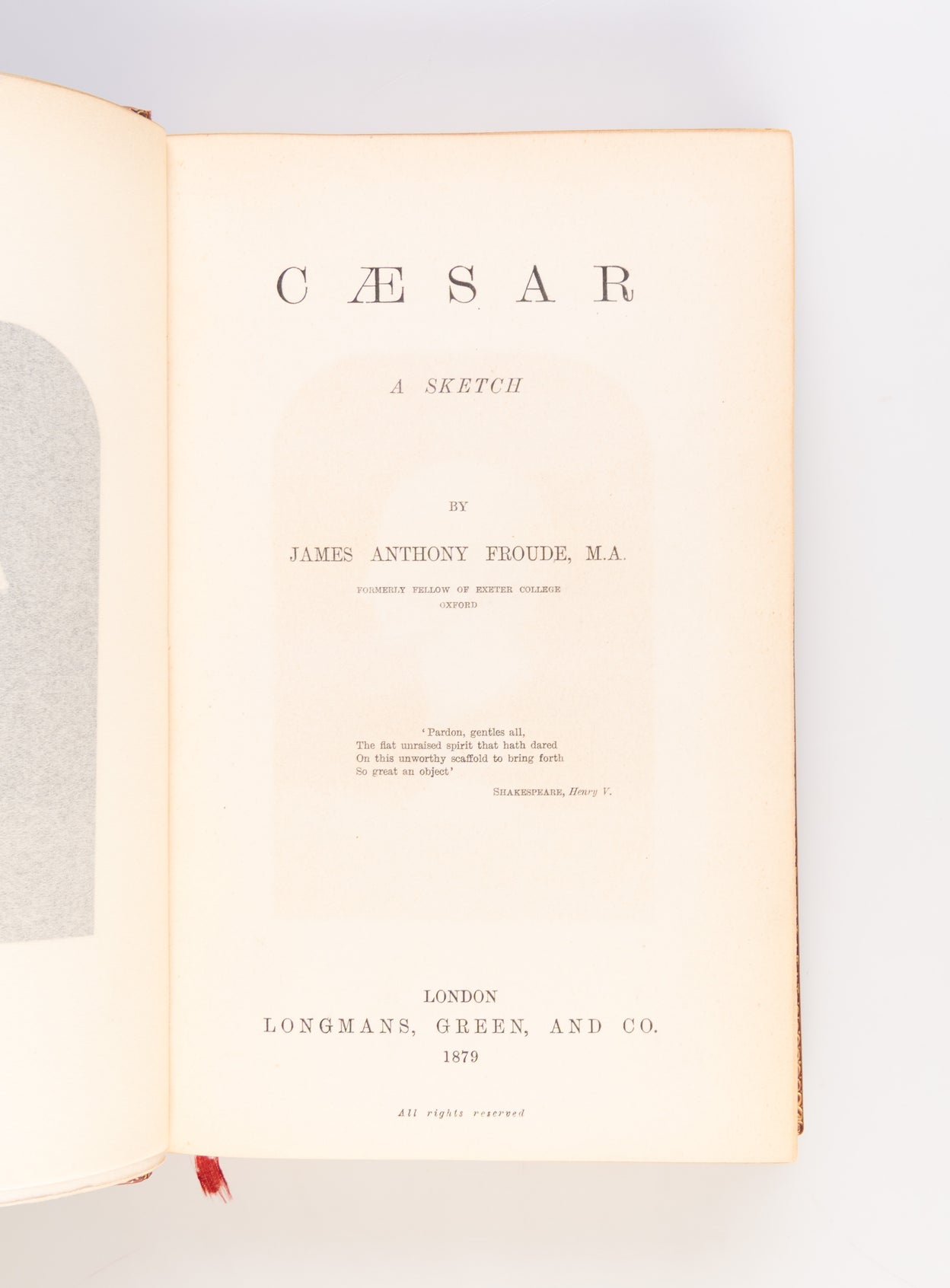 Cæsar. A Sketch.