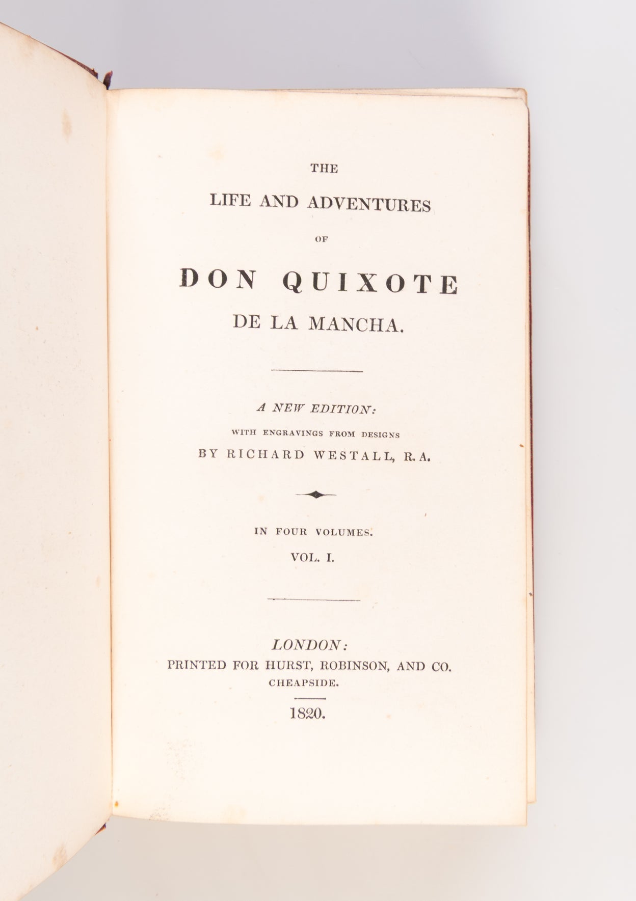 The Life and Adventures of Don Quixote de la Mancha.