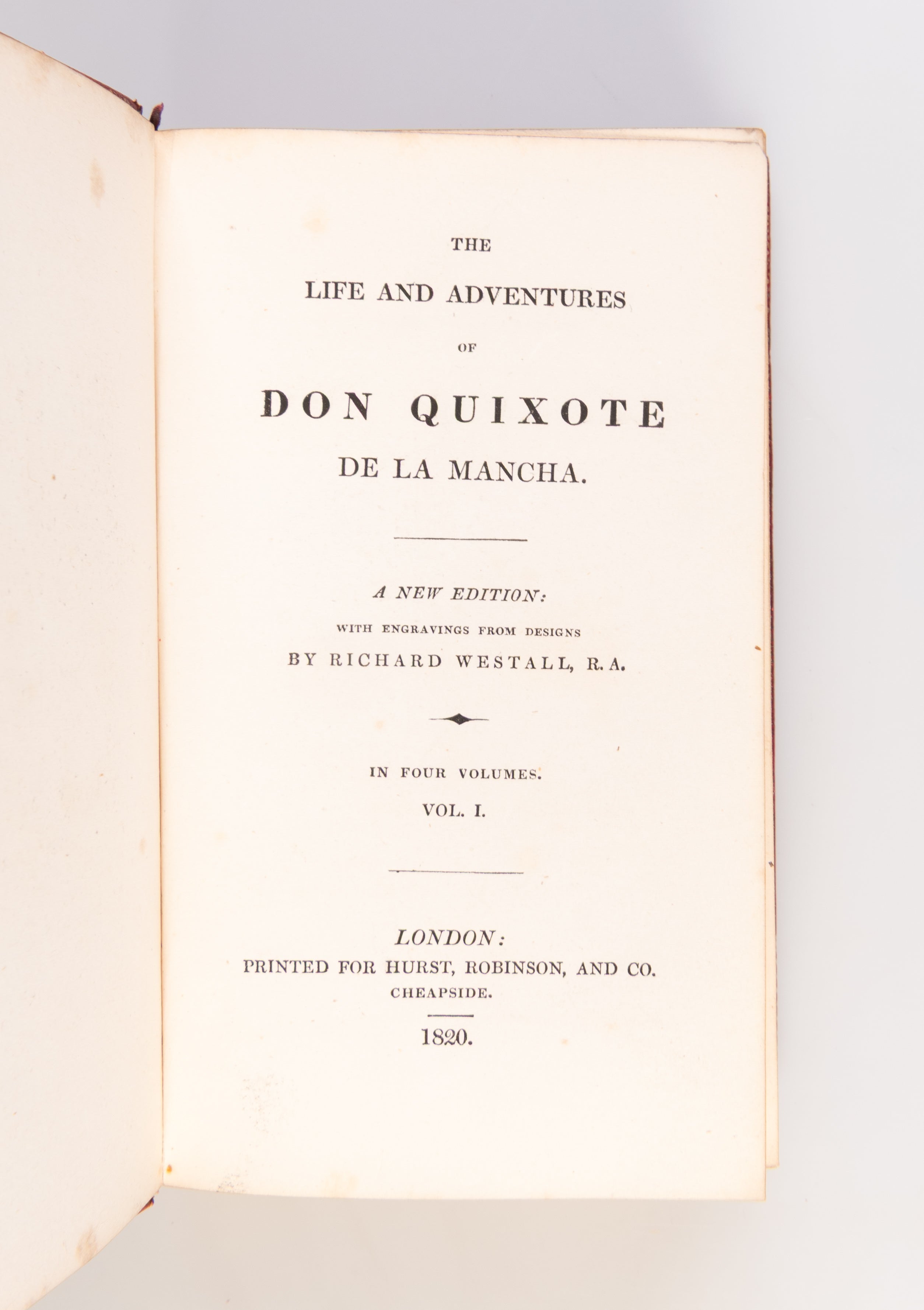 The Life and Adventures of Don Quixote de la Mancha.